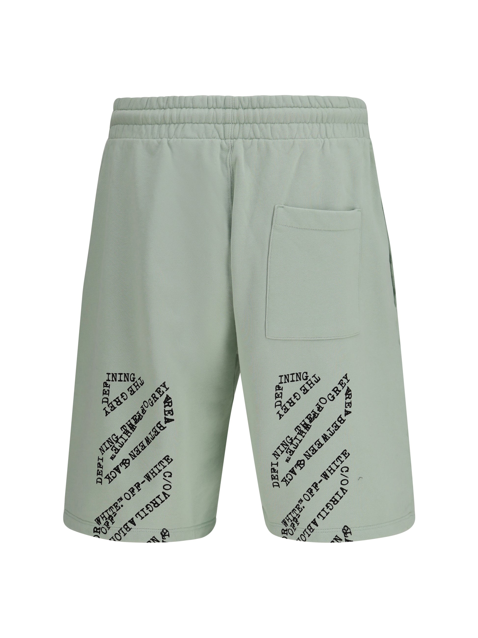 Off-White Men Type Machine Arrow Skate Sweat Shorts With Front Logo OFF-WHITE