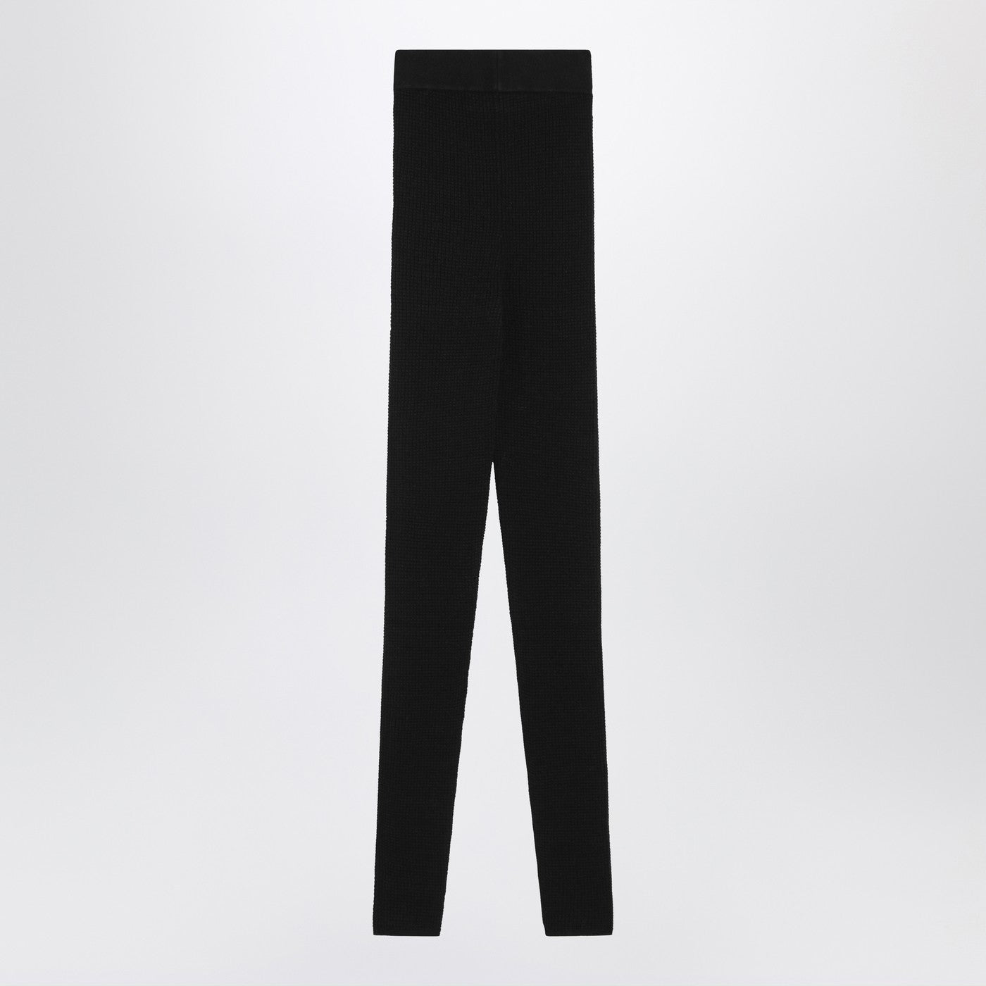 Fear Of God Essentials Black Leggings In Stretch Waffle Fabric Women Fear of God Essentials