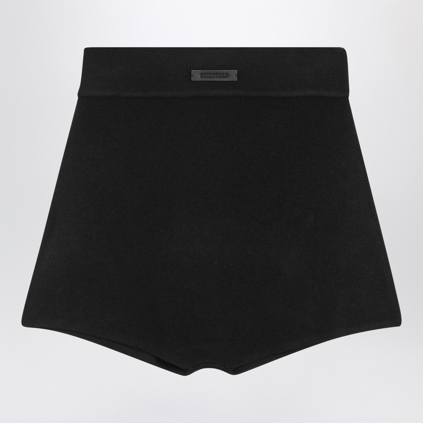 Fear Of God Essentials Black Culotte In Stretch Waffle Fabric Women Fear of God Essentials