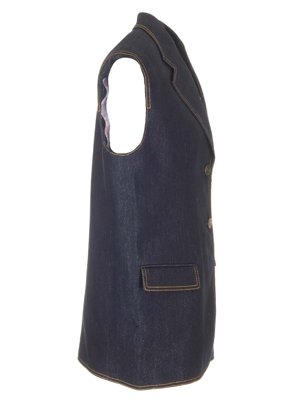 Etro Women Denim Waistcoat ETRO
