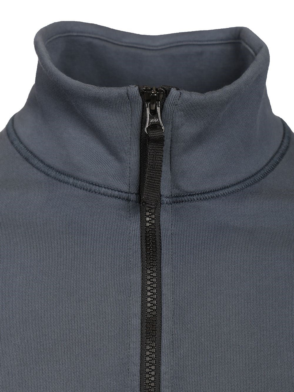 Stone Island Men Organic Cotton Sweatshirt With Short Zip STONE ISLAND
