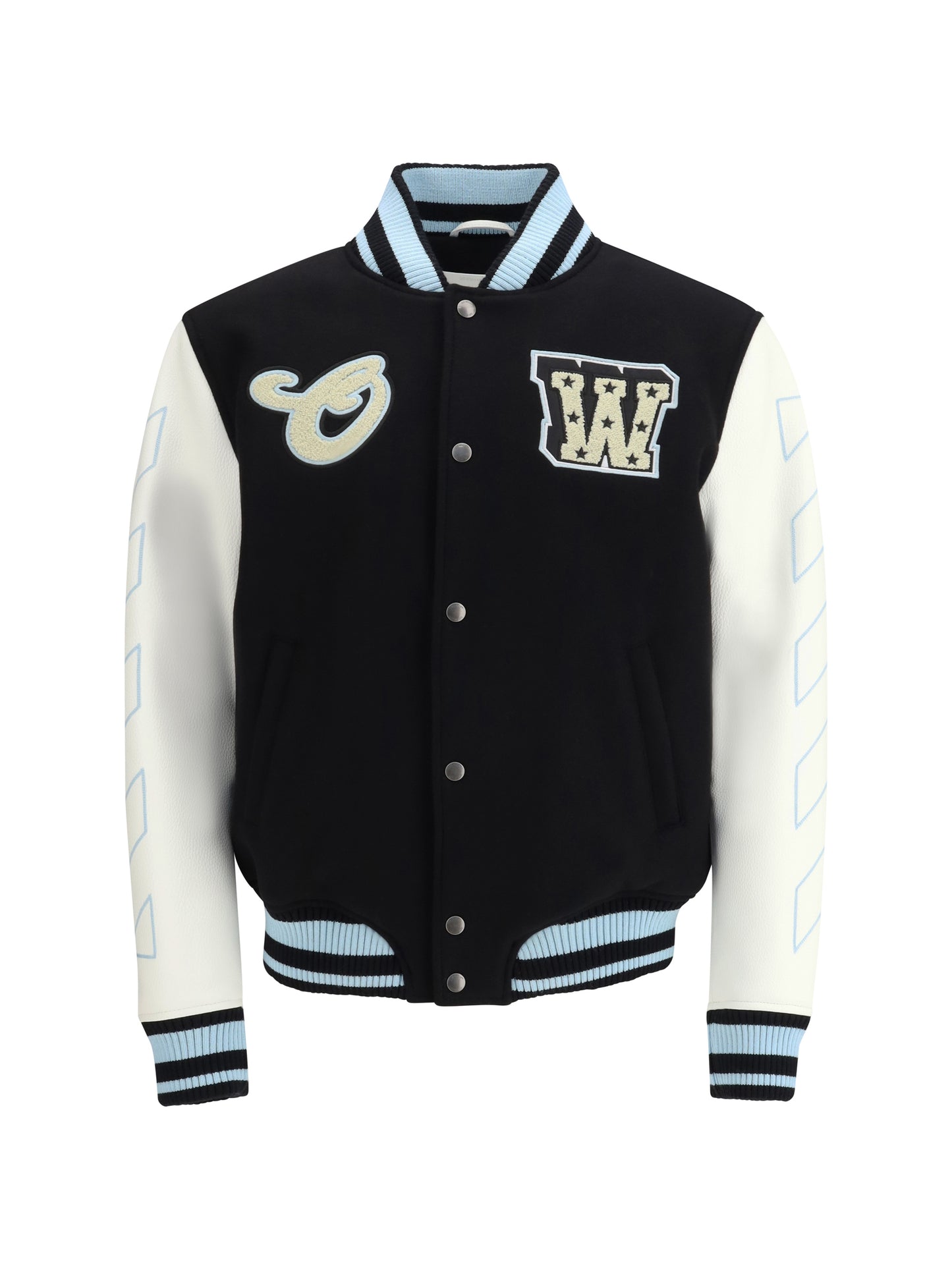 Off-White Men Varsity Star Logo Jacket OFF-WHITE