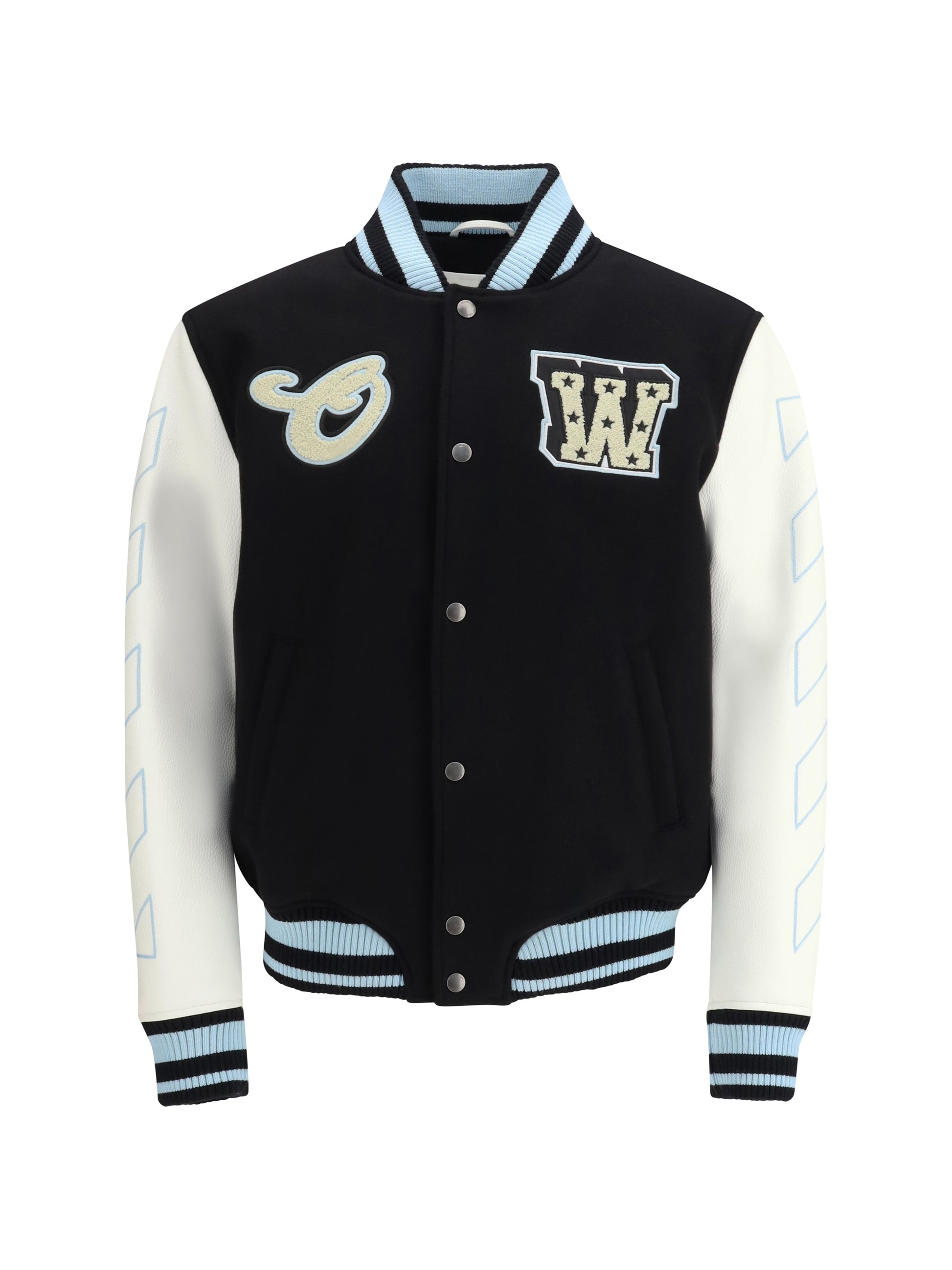 Off-White Men Varsity Star Logo Jacket OFF-WHITE