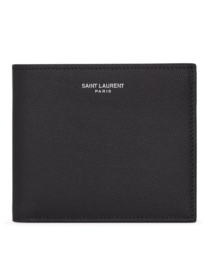 Saint Laurent Men Saint Laurent Paris East/West Textured Leather Wallet SAINT LAURENT