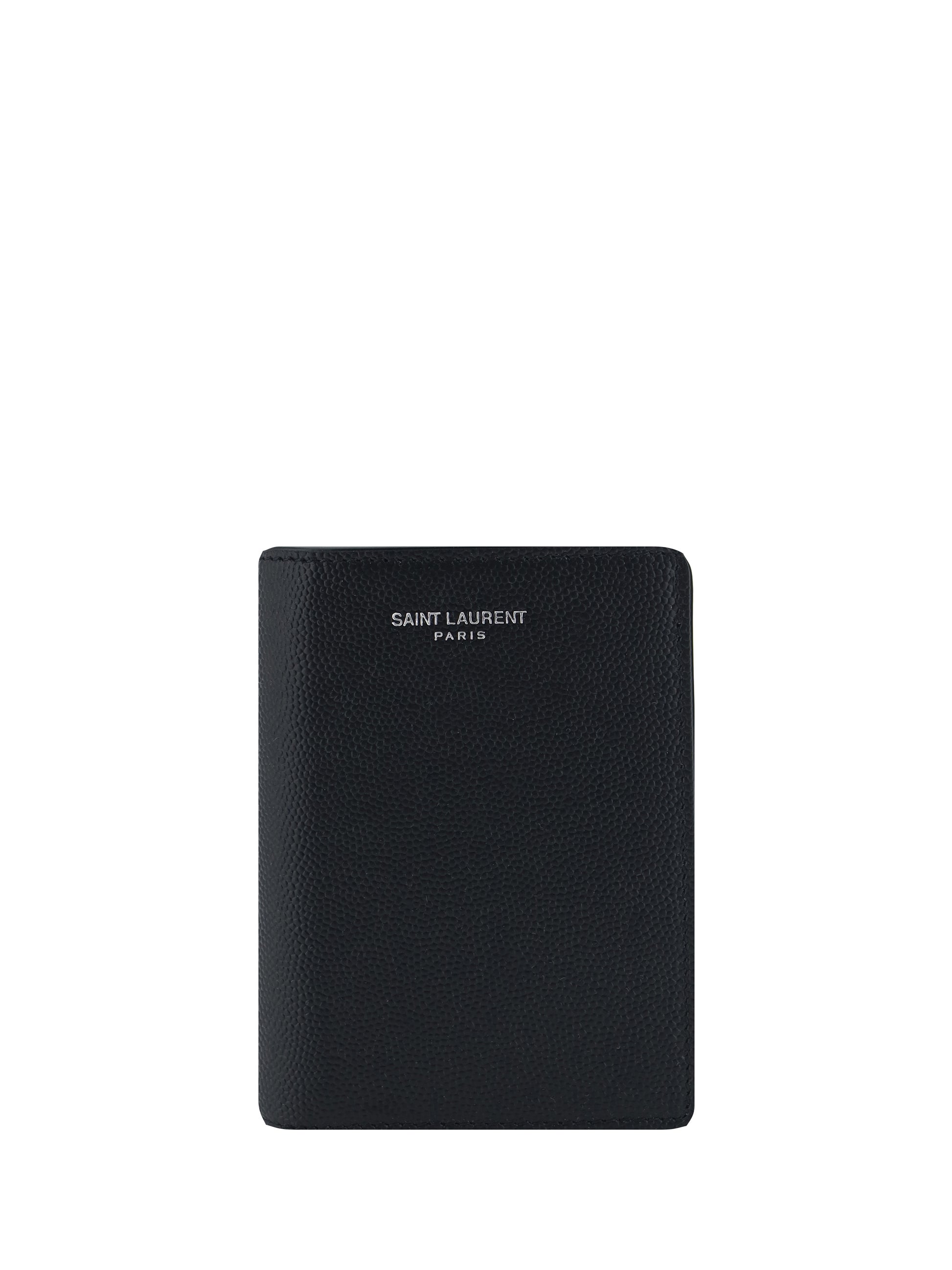 Saint Laurent Men Embossed Leather Wallet SAINT LAURENT