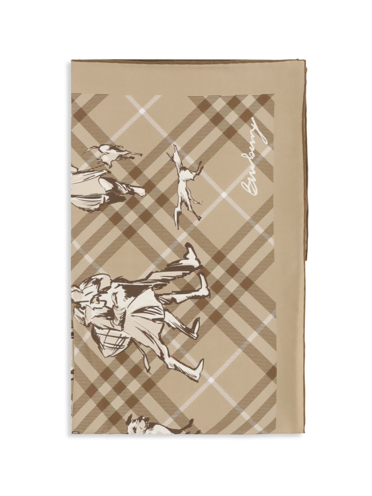 Burberry Women Check Silk Twill Scarf BURBERRY