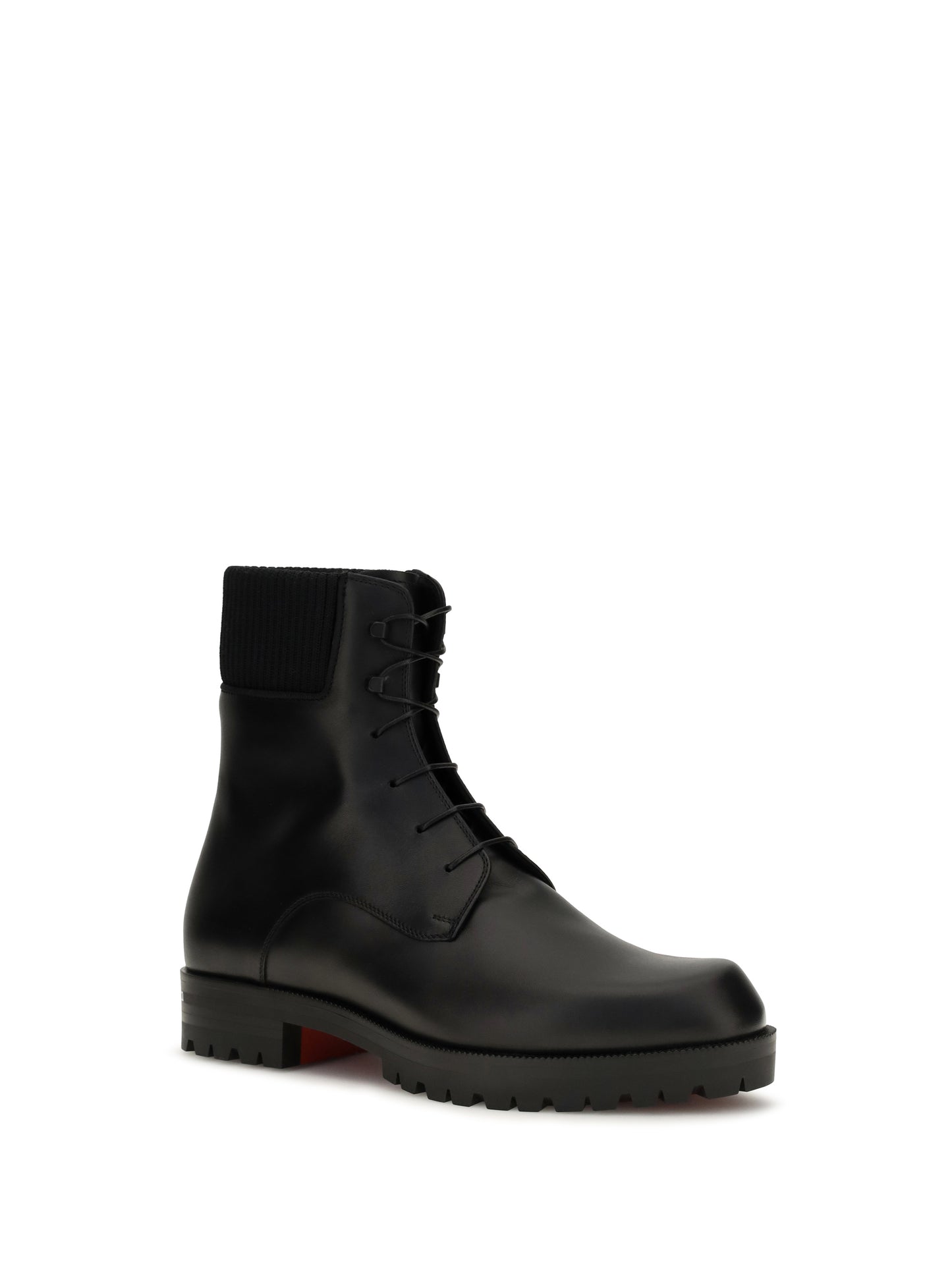 Christian Louboutin Men Trapman Tct 2 Leather Ankle Boots CHRISTIAN LOUBOUTIN