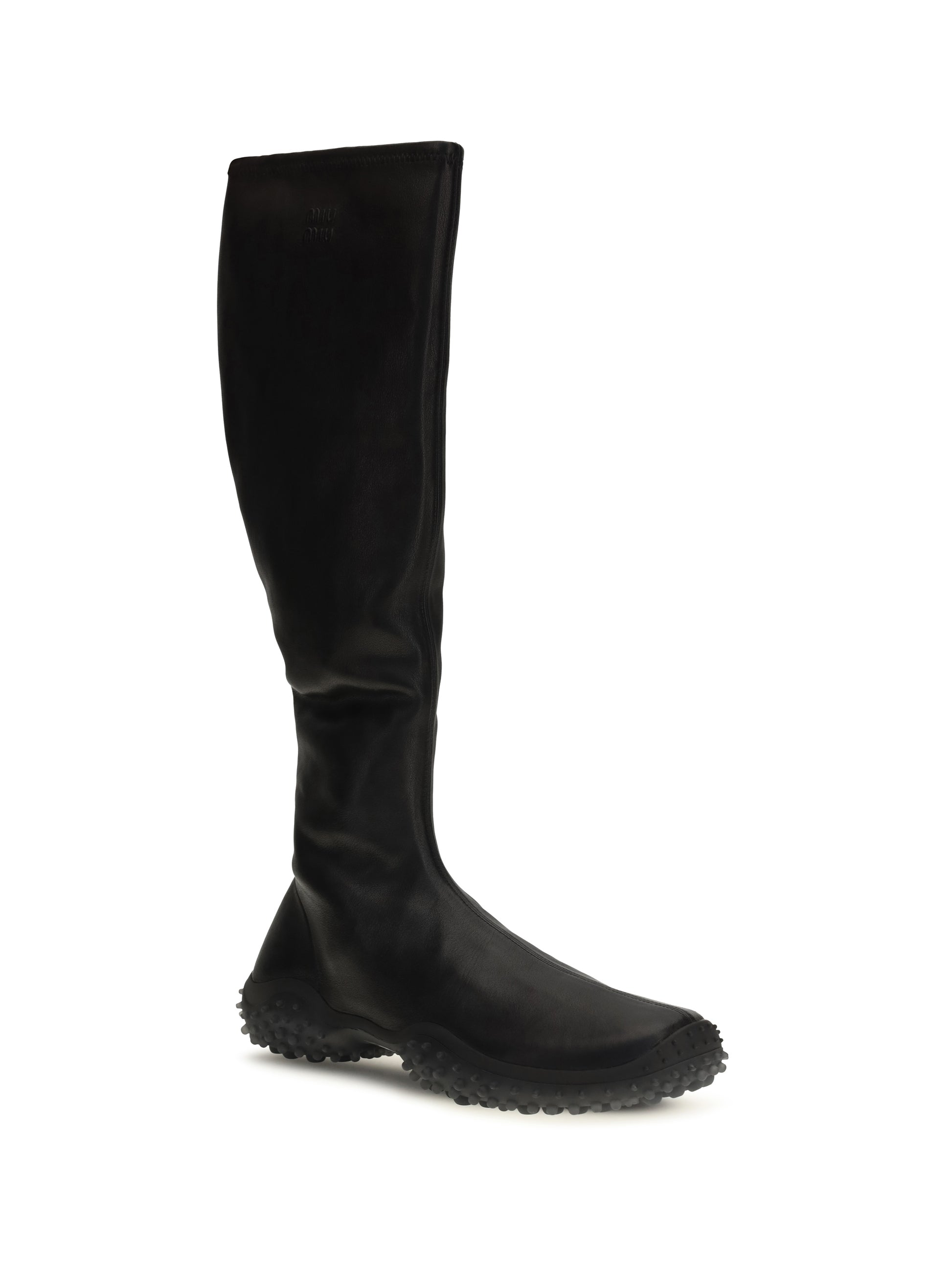 Miu Miu Women Stretch Nappa Tall Boots MIU MIU