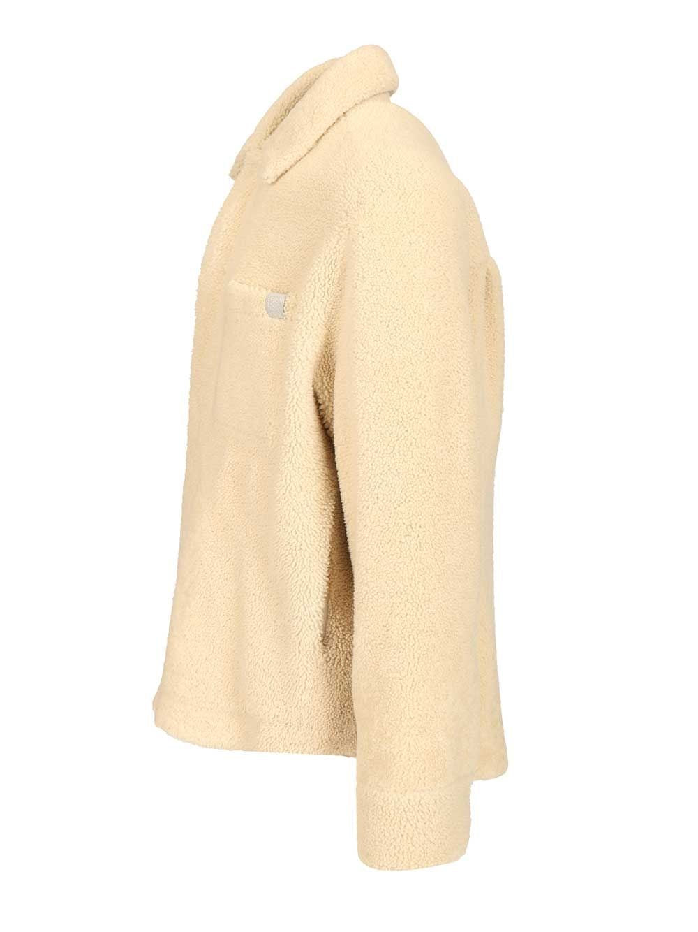 Loewe Men Shearling Overshirt LOEWE