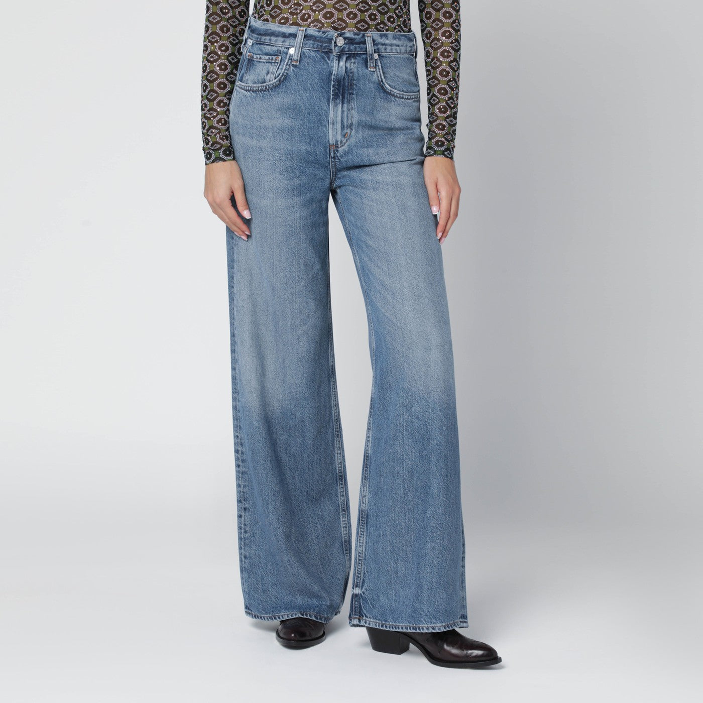 Citizens Of Humanity Light Blue Jete Paloma Baggy Jeans Women Citizens of Humanity