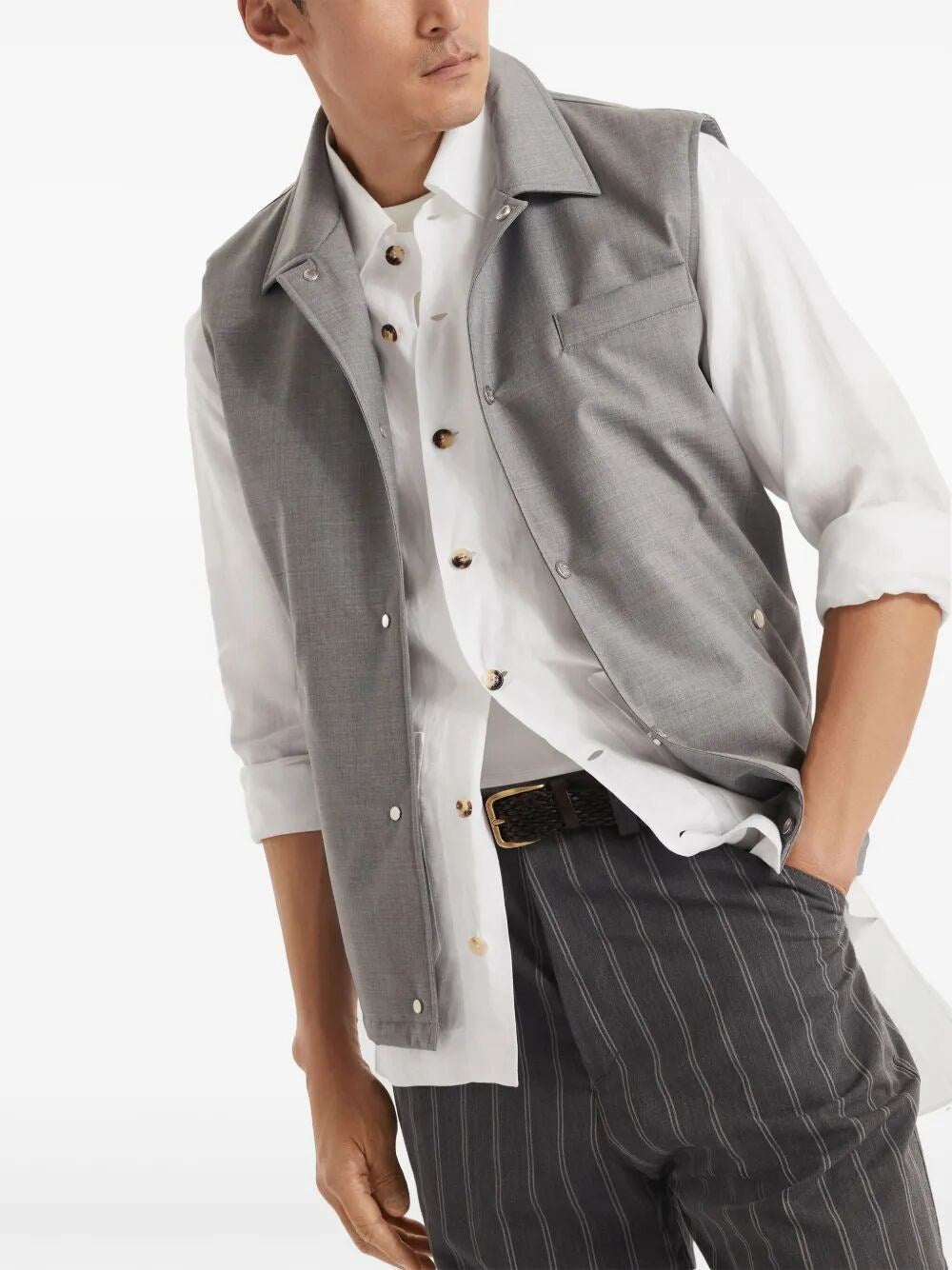 Brunello Cucinelli Men Shirt BRUNELLO CUCINELLI