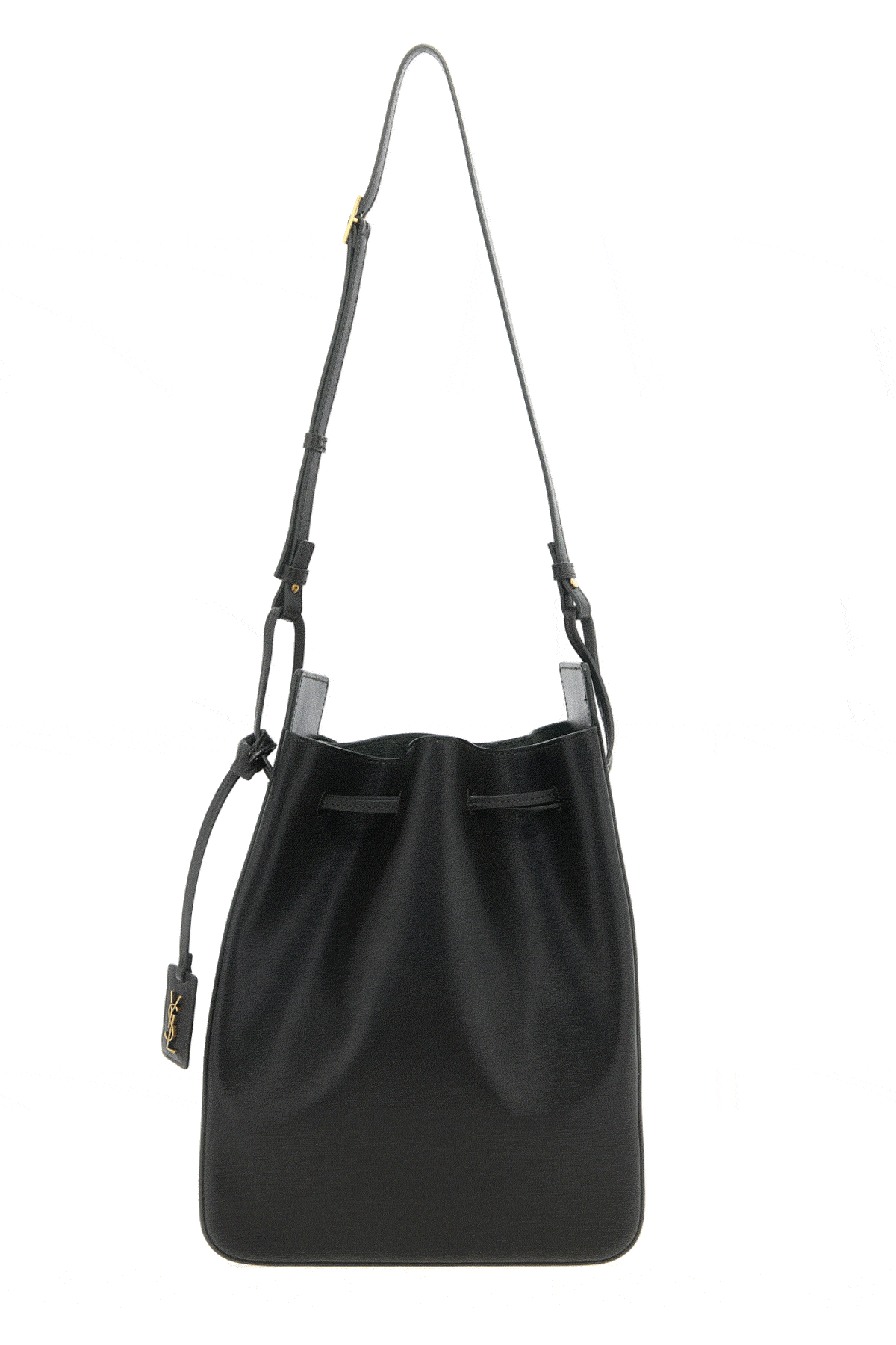 Saint Laurent Women Large Leather Bucket Bag SAINT LAURENT