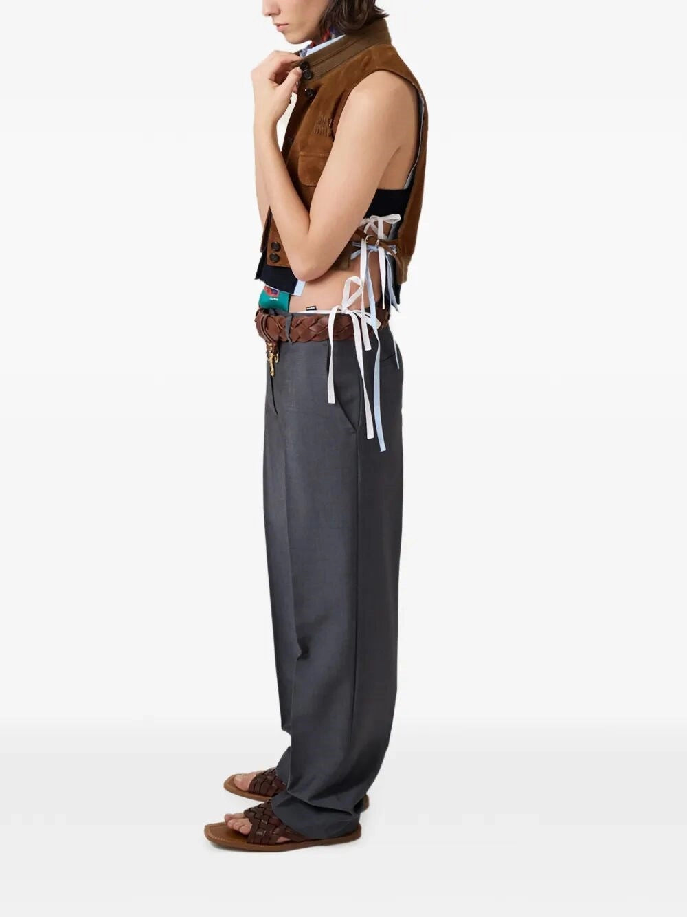 Miu Miu Women Mohair Pants MIU MIU