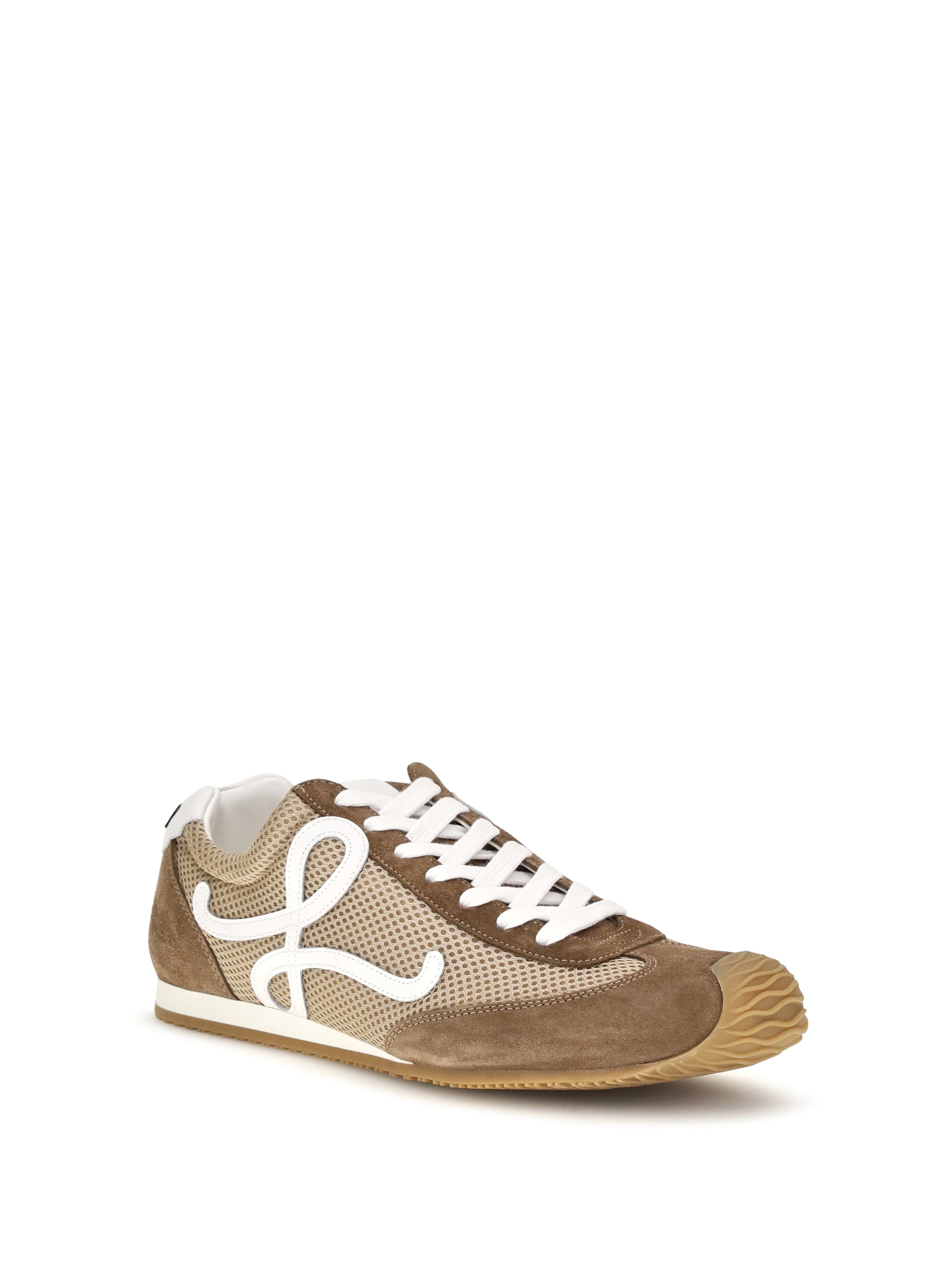 Loewe Men Ballet Runner 2.0 Suede And Mesh Sneakers LOEWE