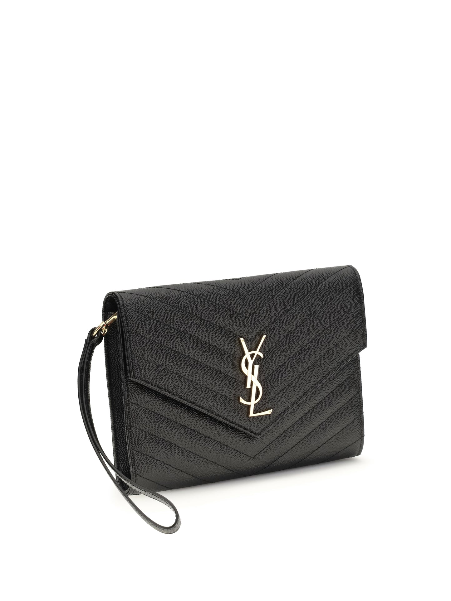 Saint Laurent Women Leather Clutch SAINT LAURENT