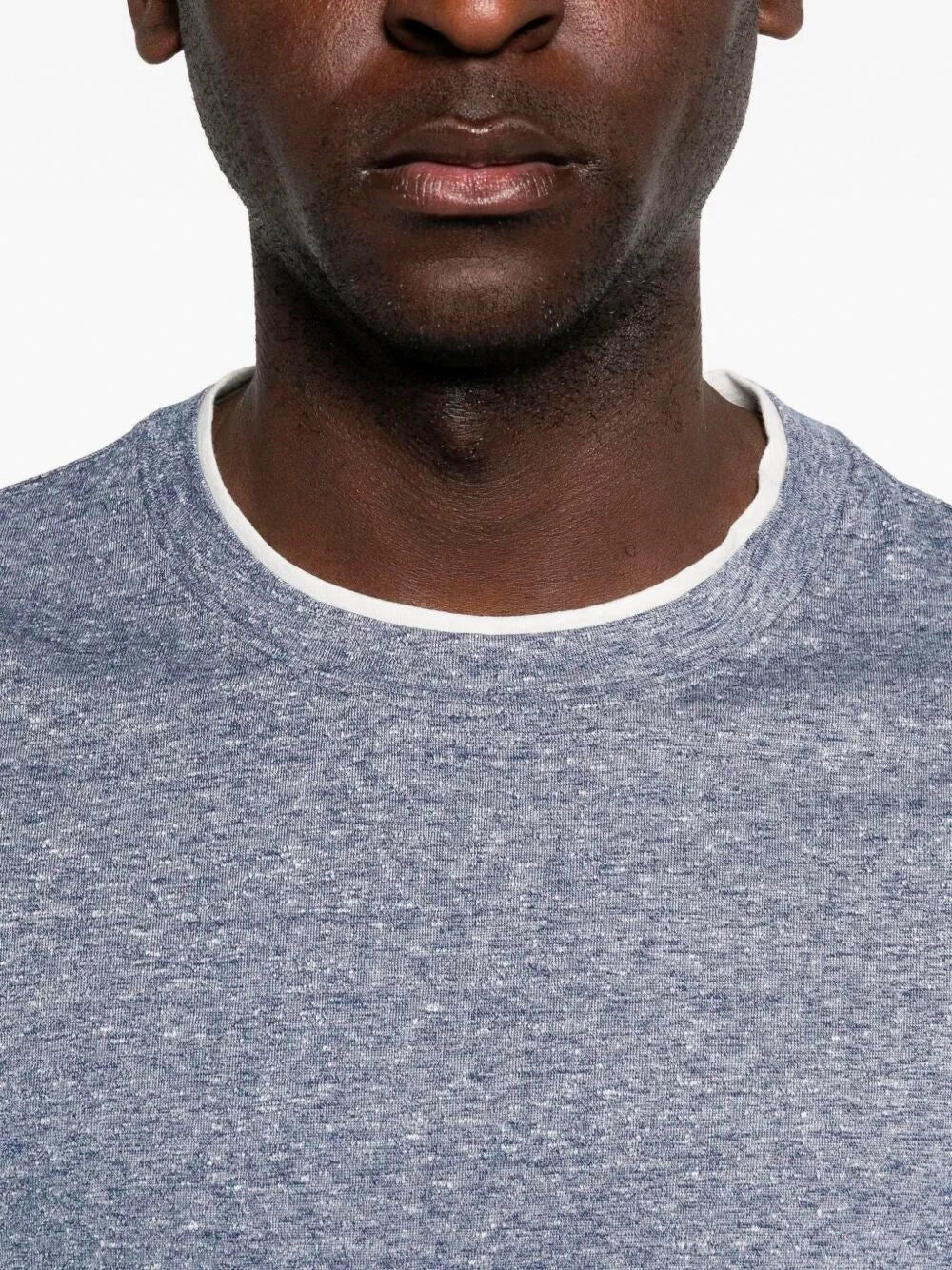 Brunello Cucinelli Men T-Shirt With Faux-Layering BRUNELLO CUCINELLI