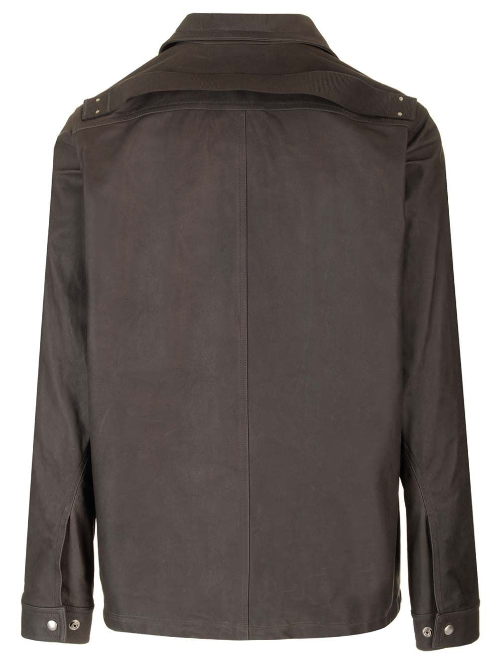 Rick Owens Men "Porterville" Leather Jacket RICK OWENS