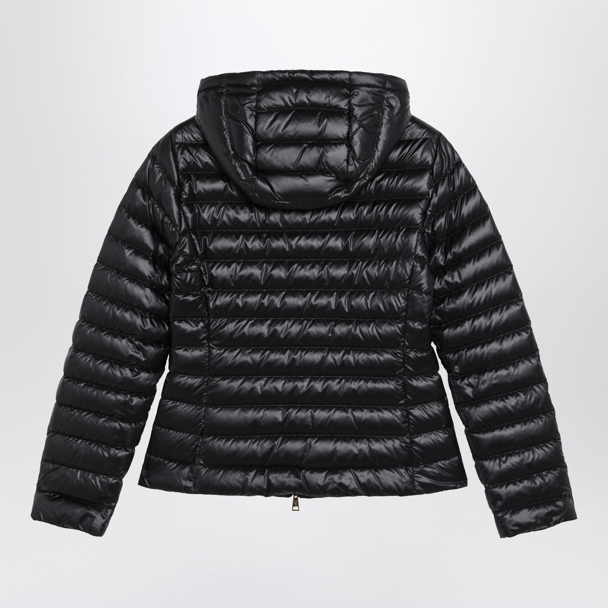 Moncler Igelhood Down Jacket In Black Longue Saison Women MONCLER