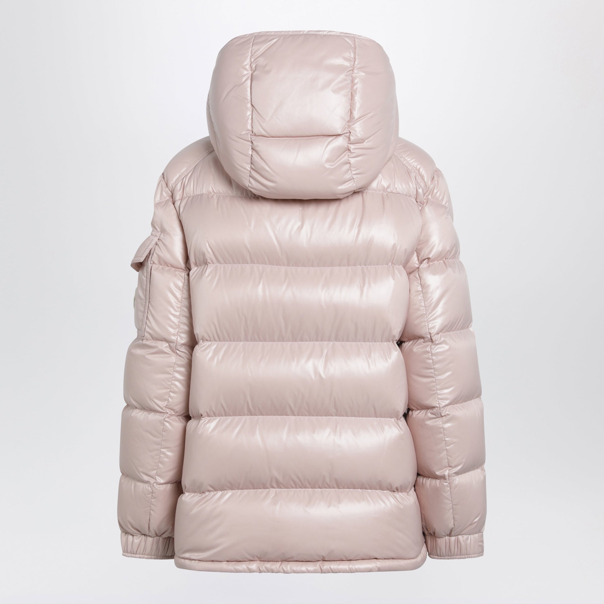Moncler Pink Maire Down Jacket In Nylon Laque Women MONCLER