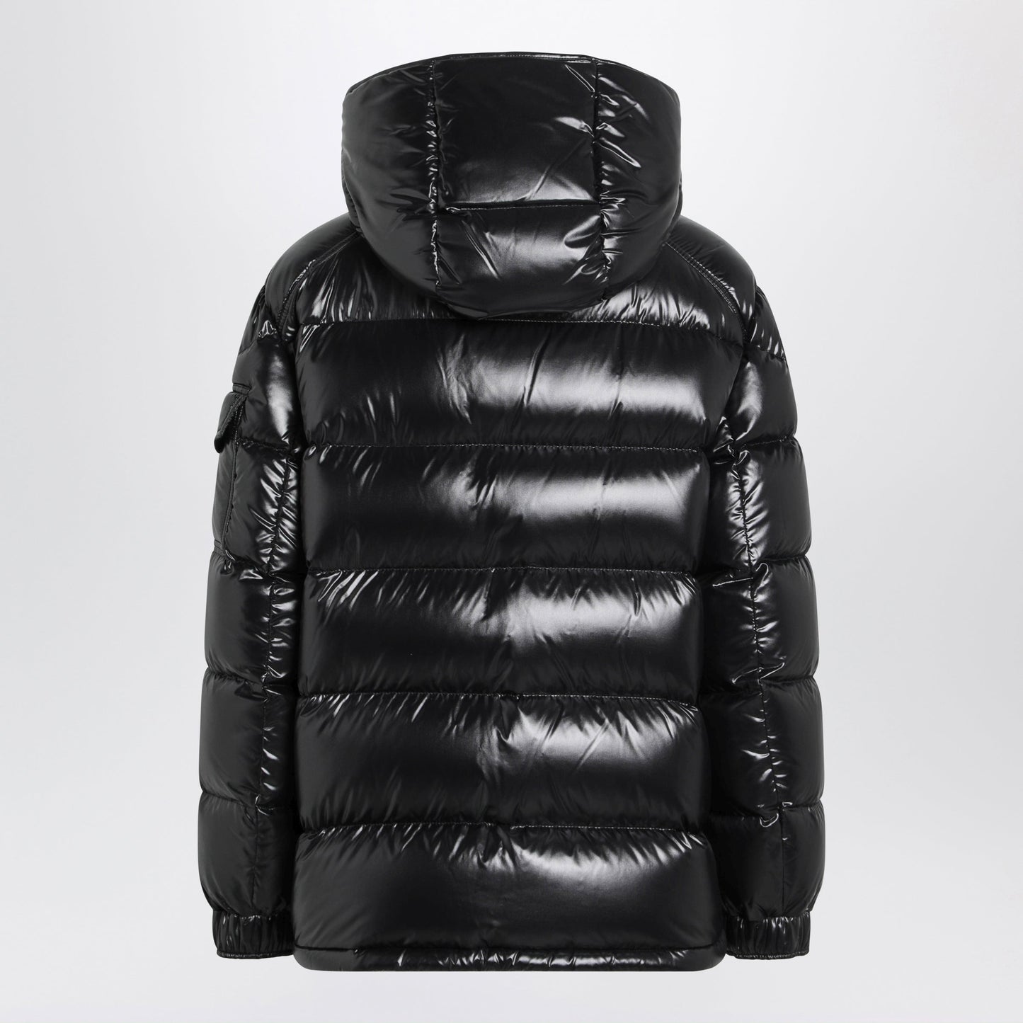 Moncler Maire Down Jacket In Black Laque Nylon Women MONCLER