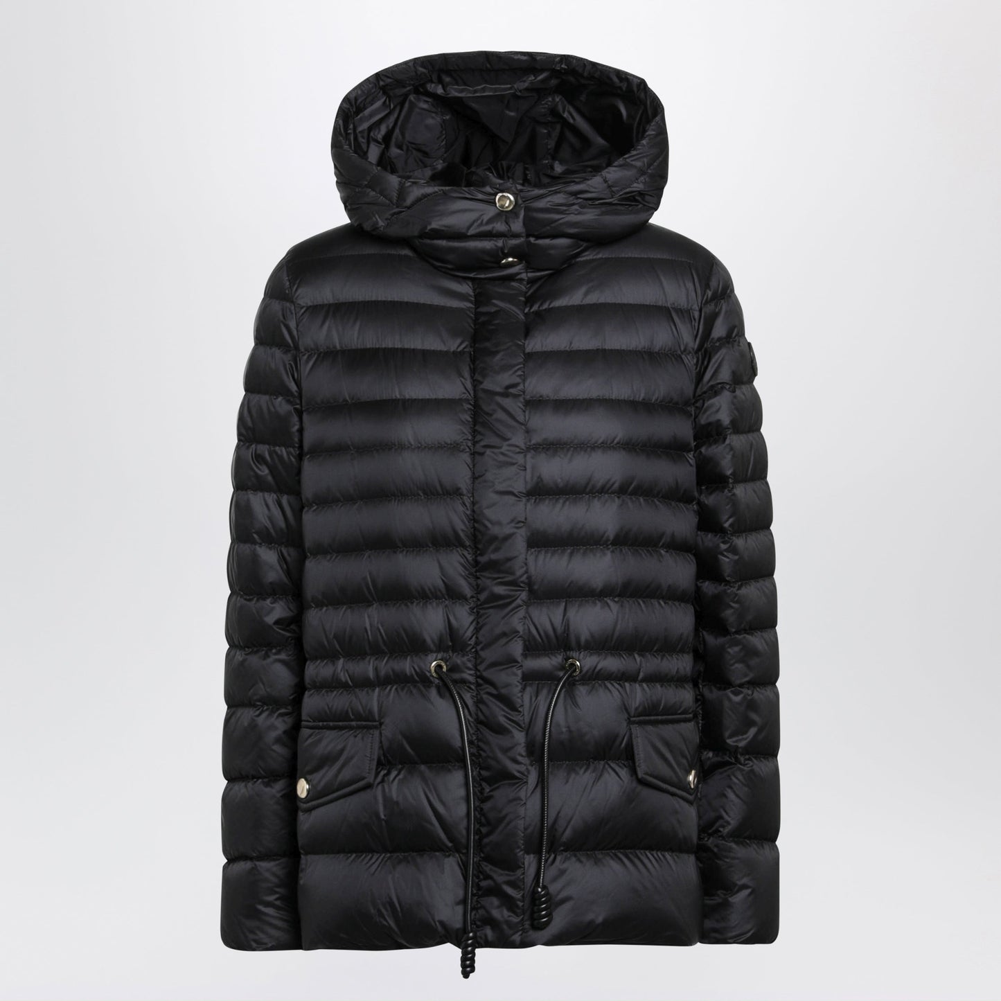 Moncler Down Jacket Raies In Black Nylon Women MONCLER