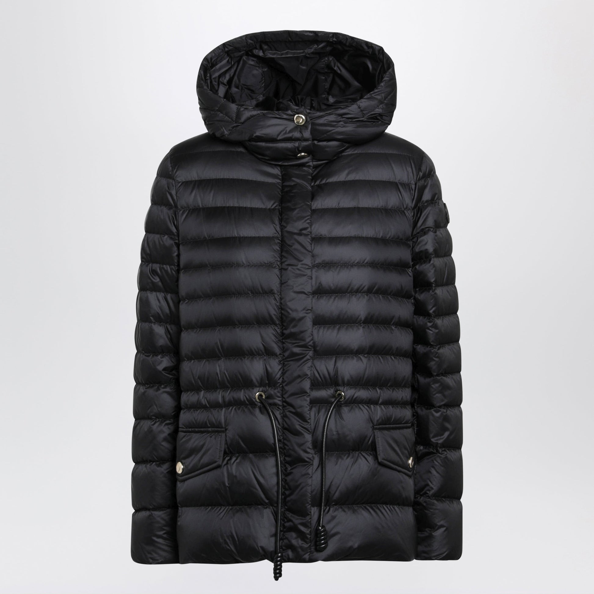 Moncler Down Jacket Raies In Black Nylon Women MONCLER