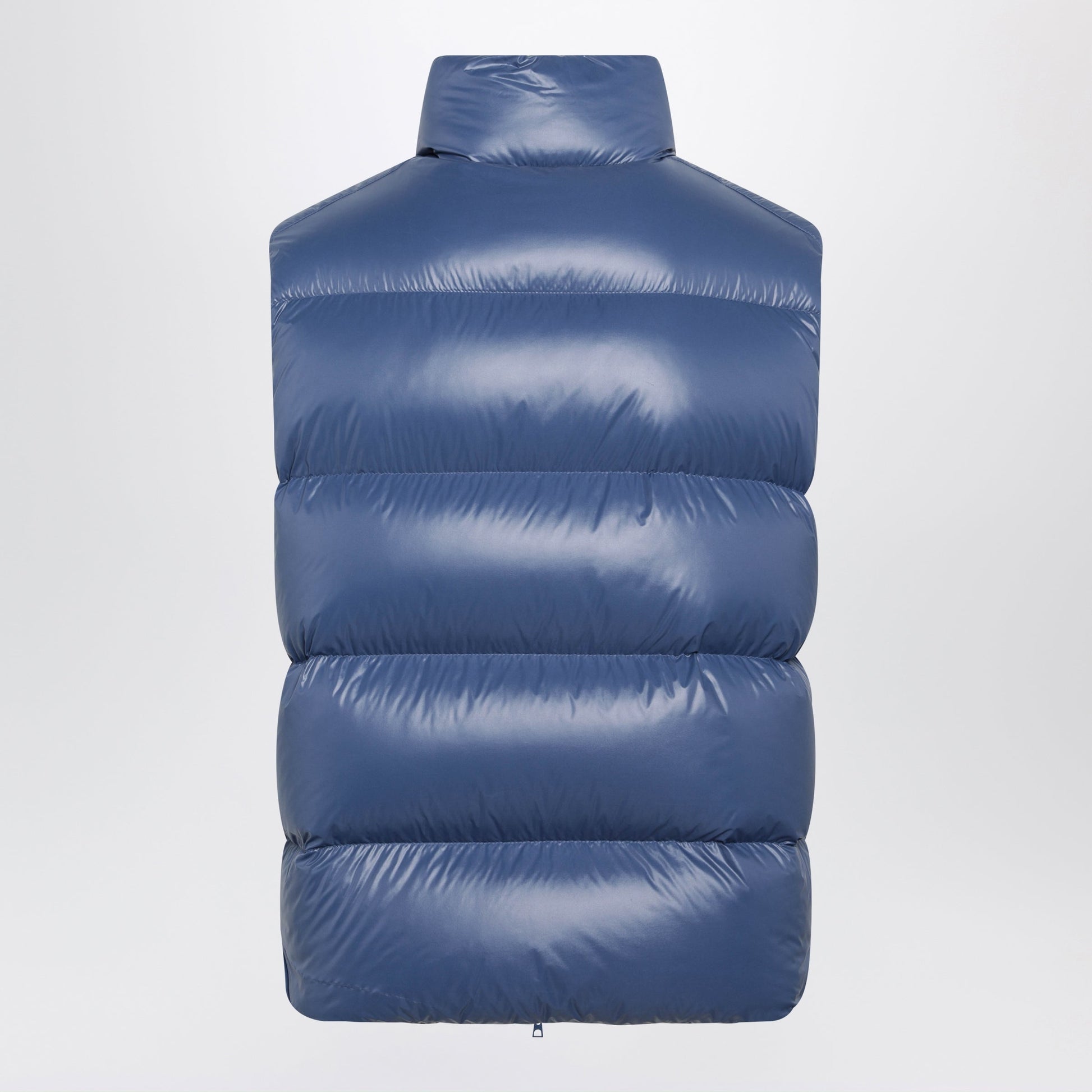 Moncler Light Blue Padded Gilet In Nylon Laque Men MONCLER