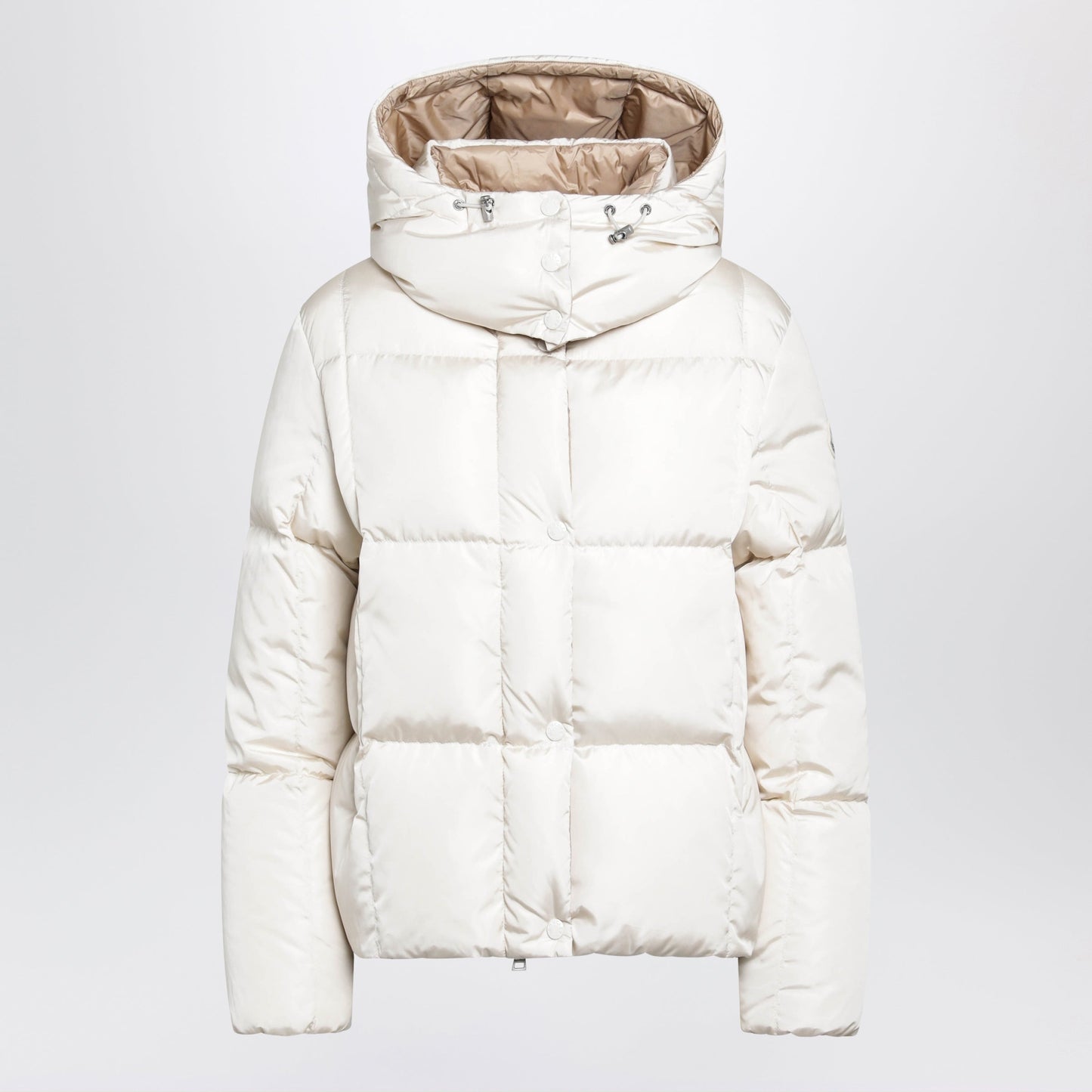 Moncler Ivory Nylon Down Jacket Women MONCLER
