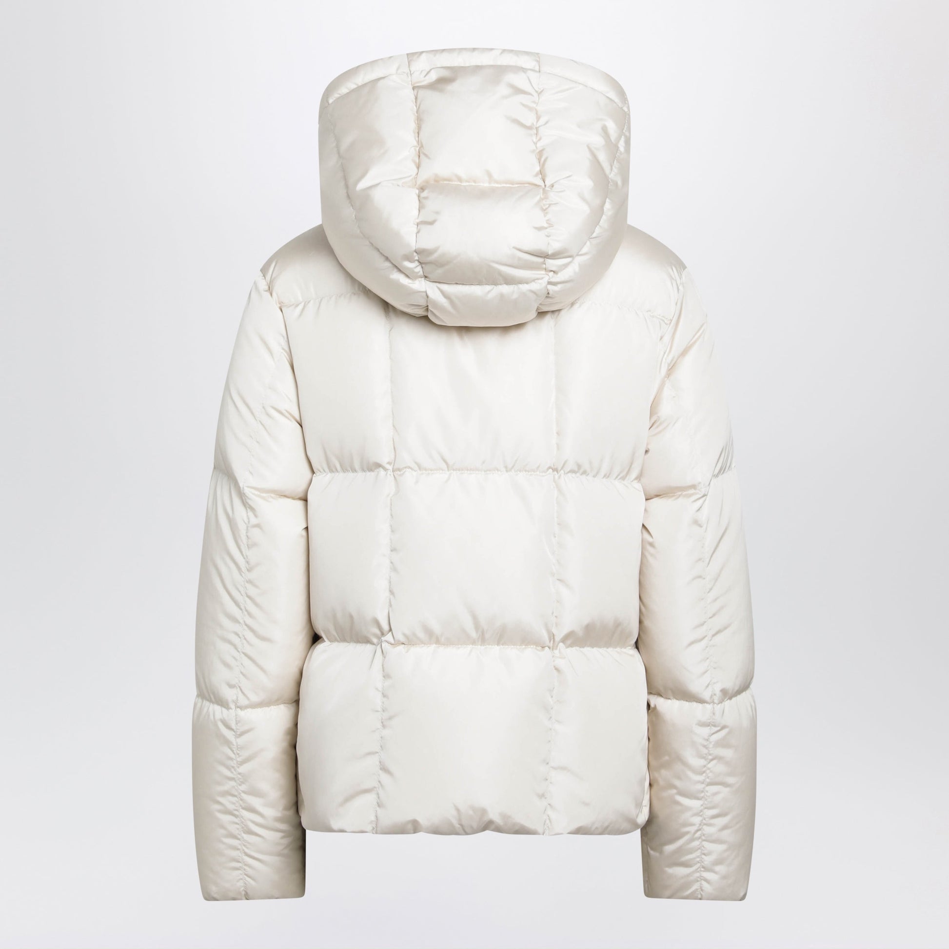 Moncler Ivory Nylon Down Jacket Women MONCLER