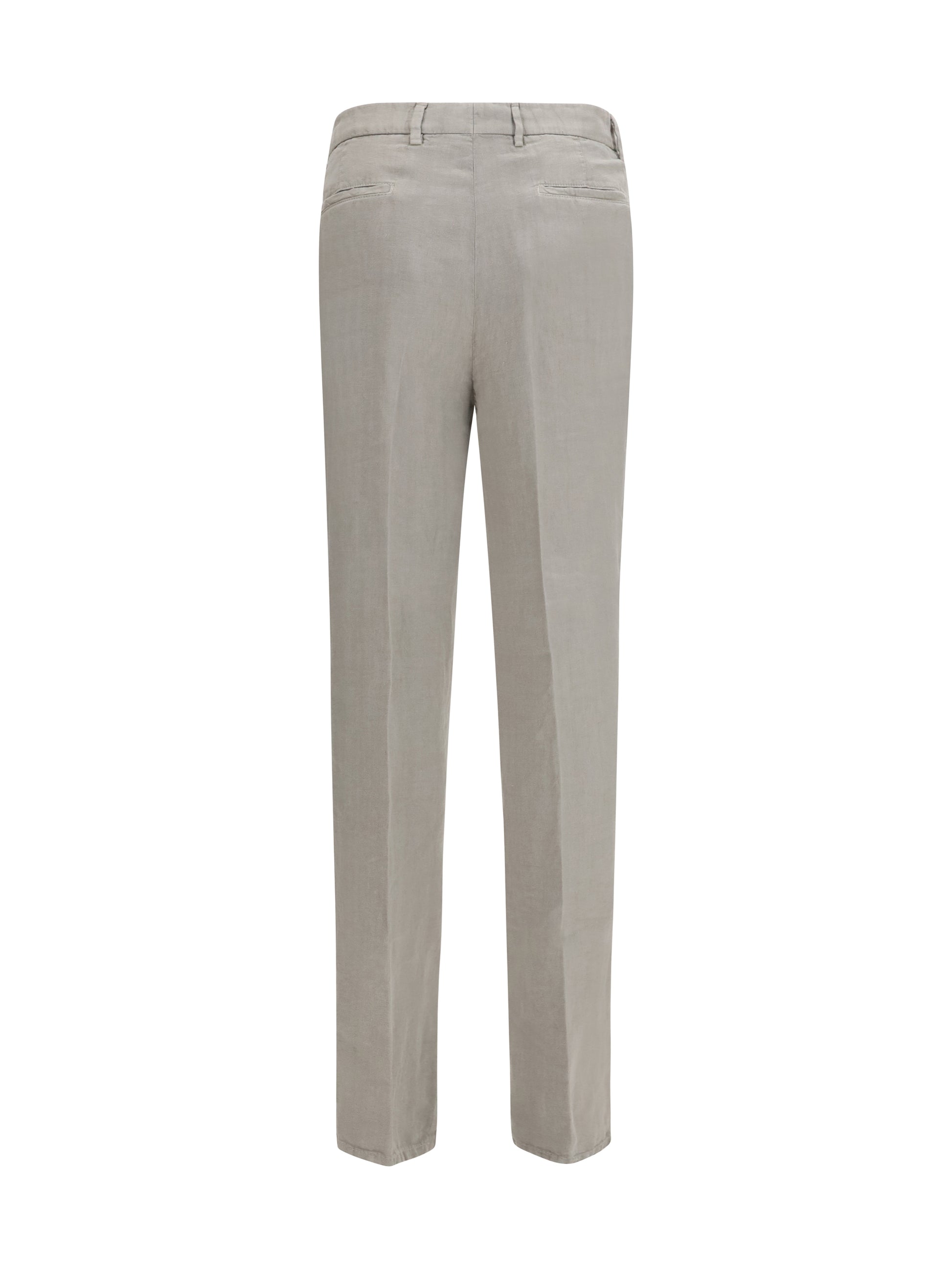Brunello Cucinelli Men Garment Dyed Ginen Gabardine Pants BRUNELLO CUCINELLI
