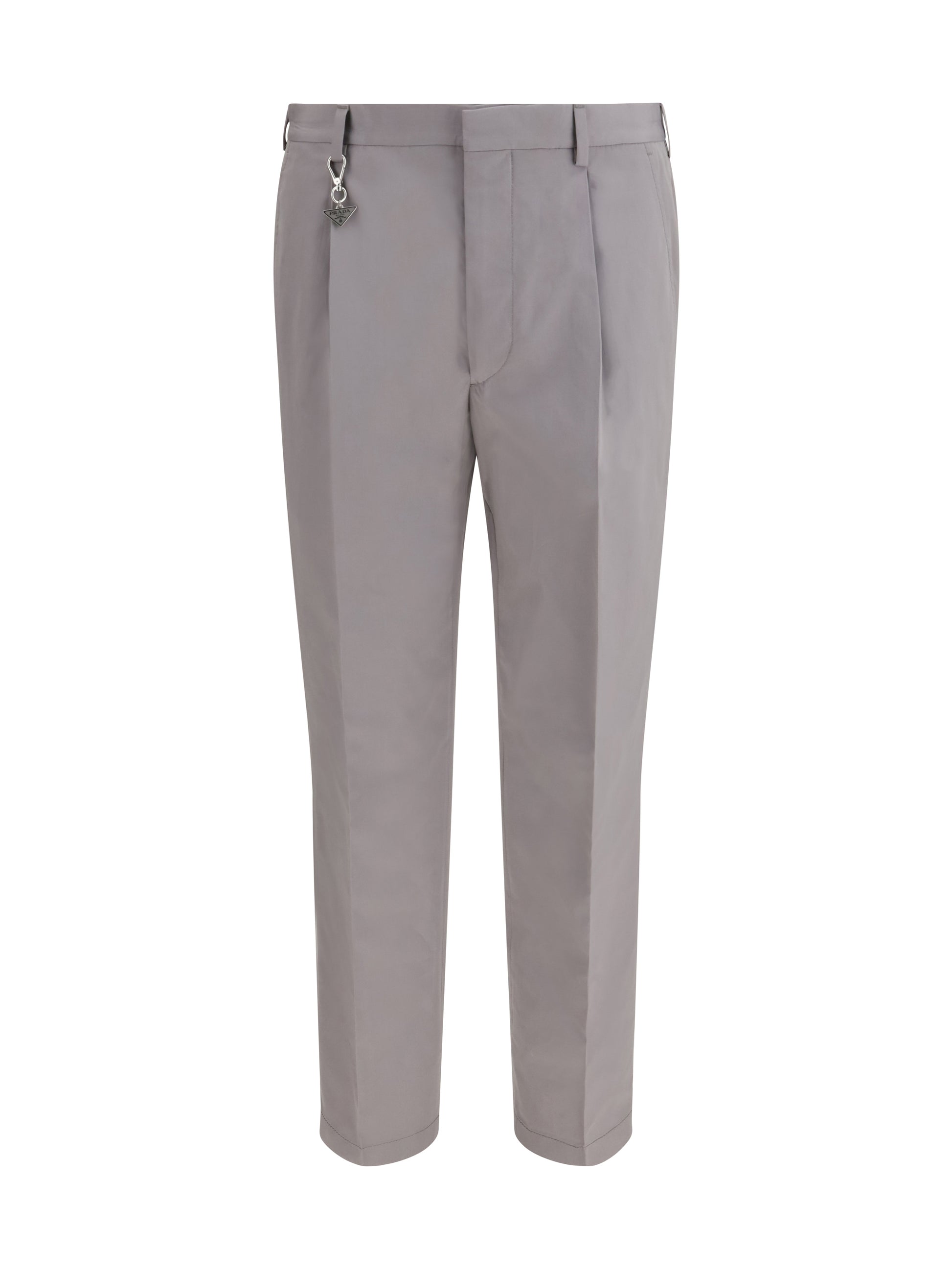 Prada Men Tailored Cotton Poplin Pants PRADA