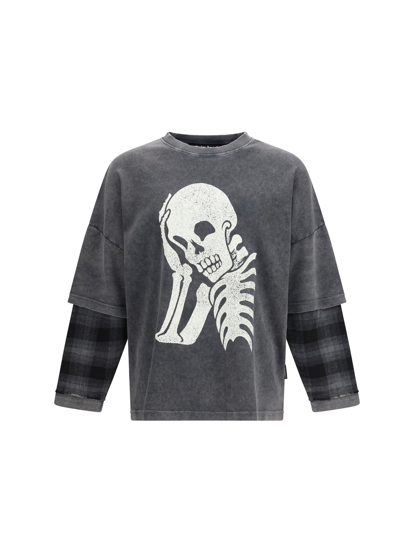 Palm Angels Men Skull Double Long-Sleeved Shirt PALM ANGELS