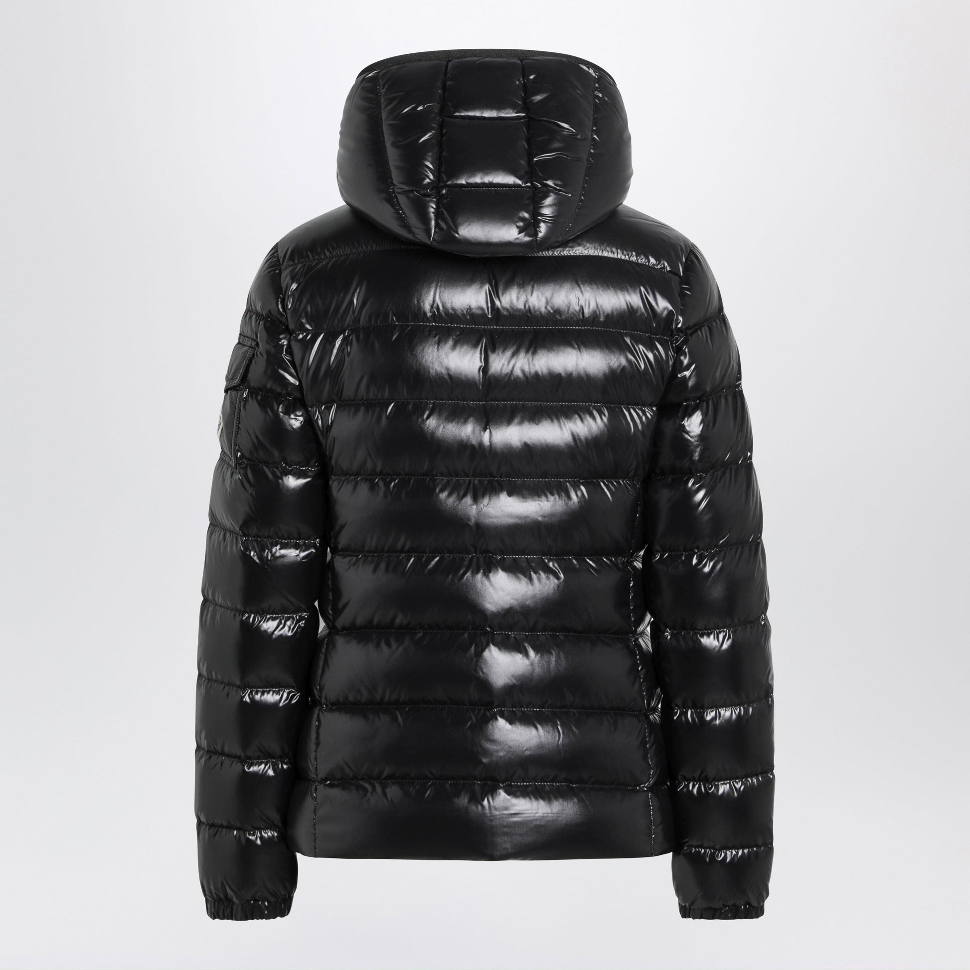 Moncler Black Bady Down Jacket In Nylon Laque Women MONCLER