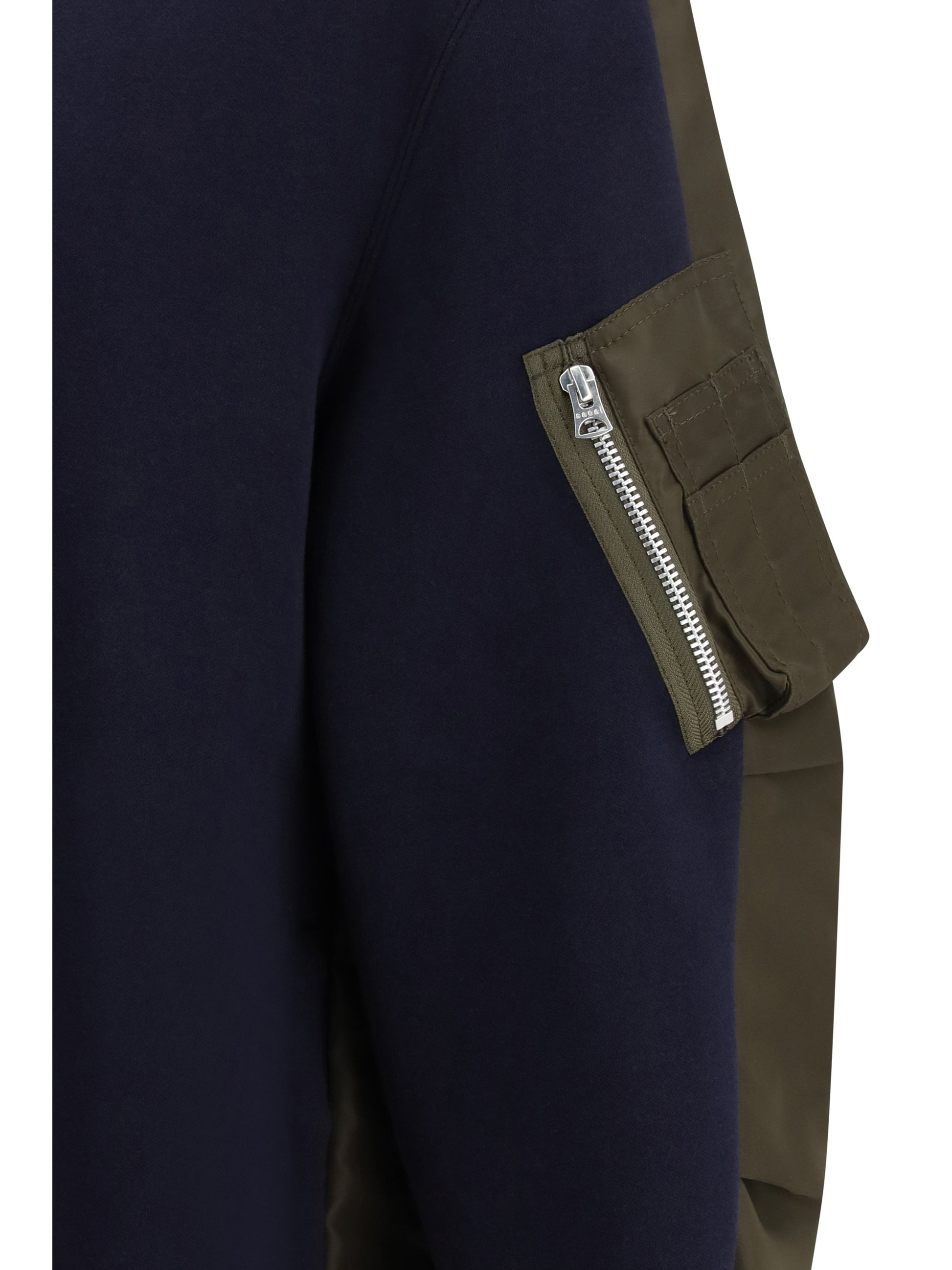 Sacai Men Paneled Sweatshirt SACAI