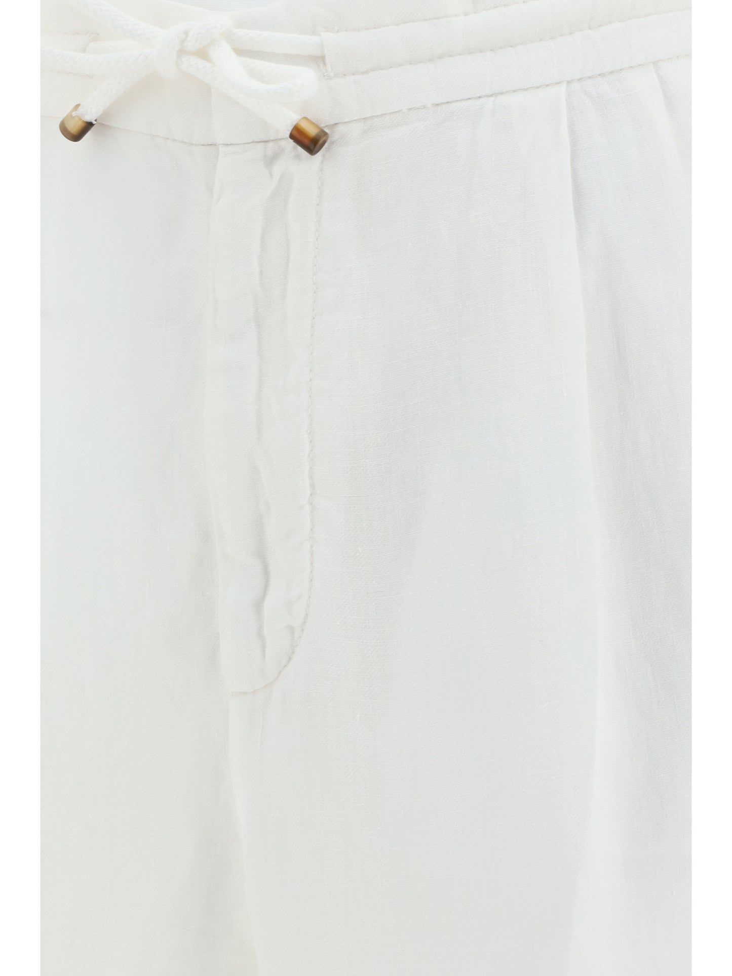 Brunello Cucinelli Men Linen Pants BRUNELLO CUCINELLI