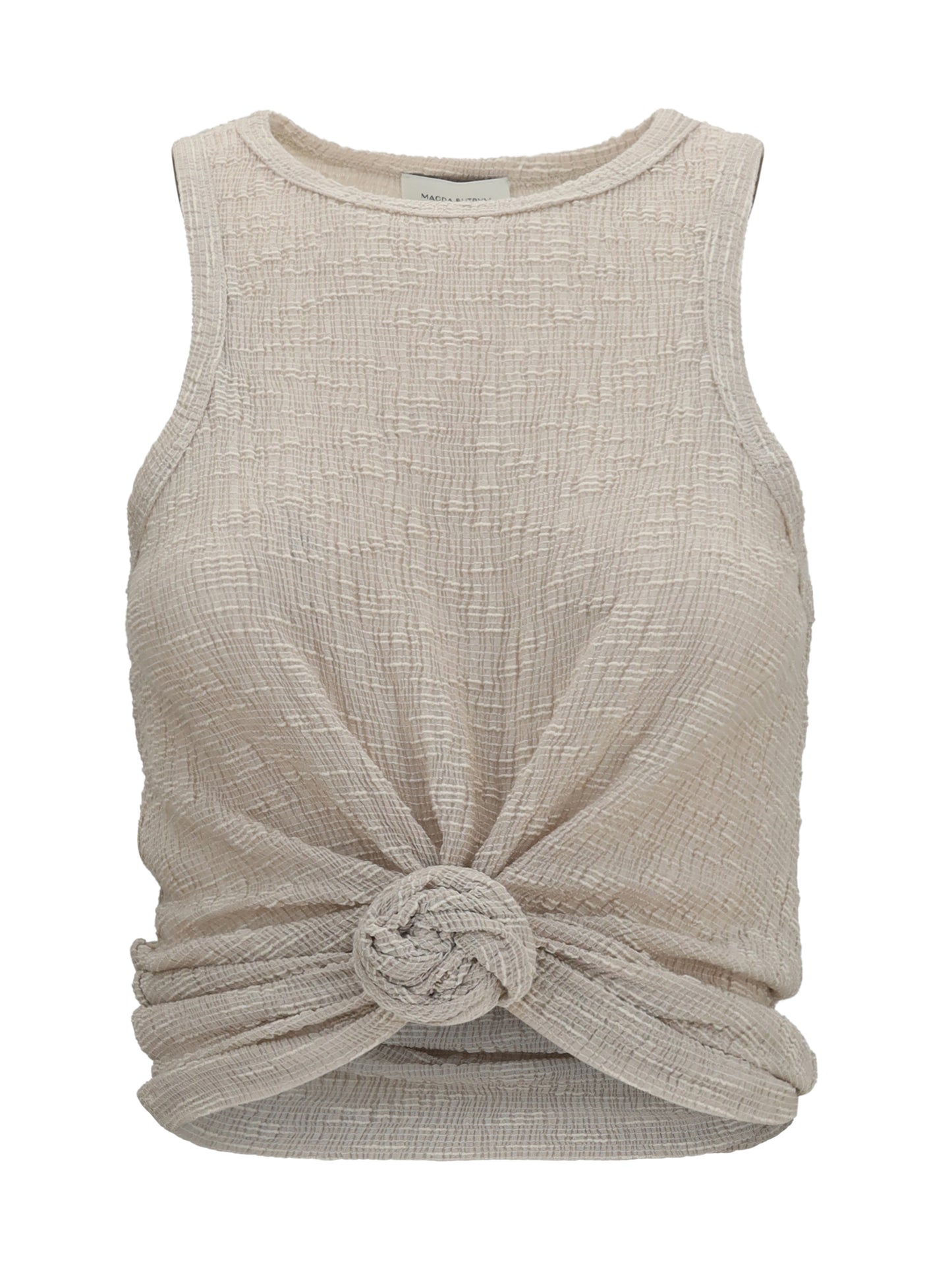 Magda Butrym Women Crêpe Top With Knot MAGDA BUTRYM