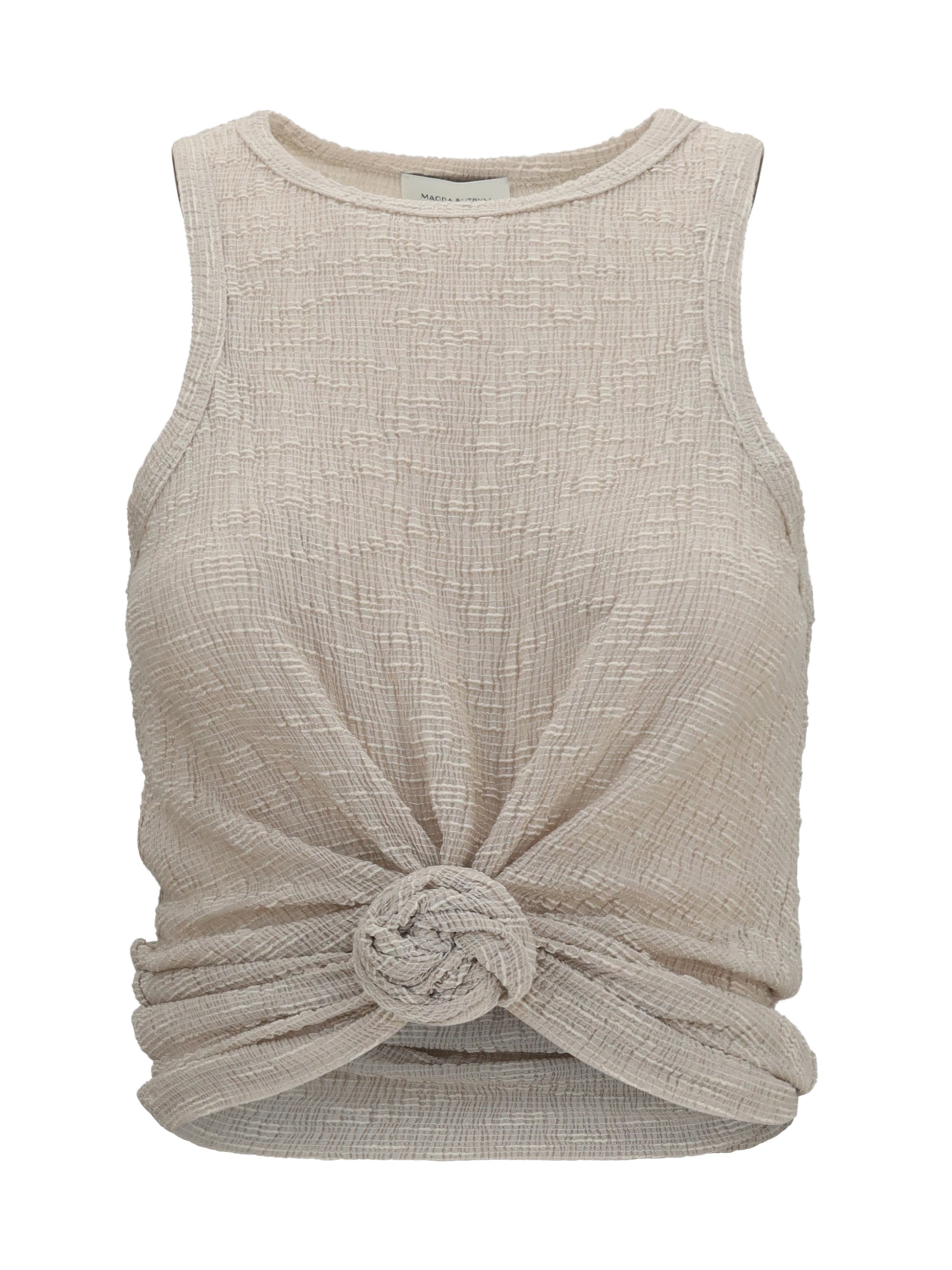 Magda Butrym Women Crêpe Top With Knot MAGDA BUTRYM