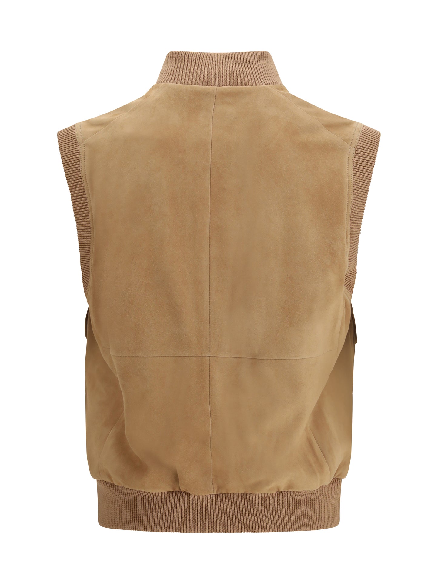 Brunello Cucinelli Men Suede Vest BRUNELLO CUCINELLI