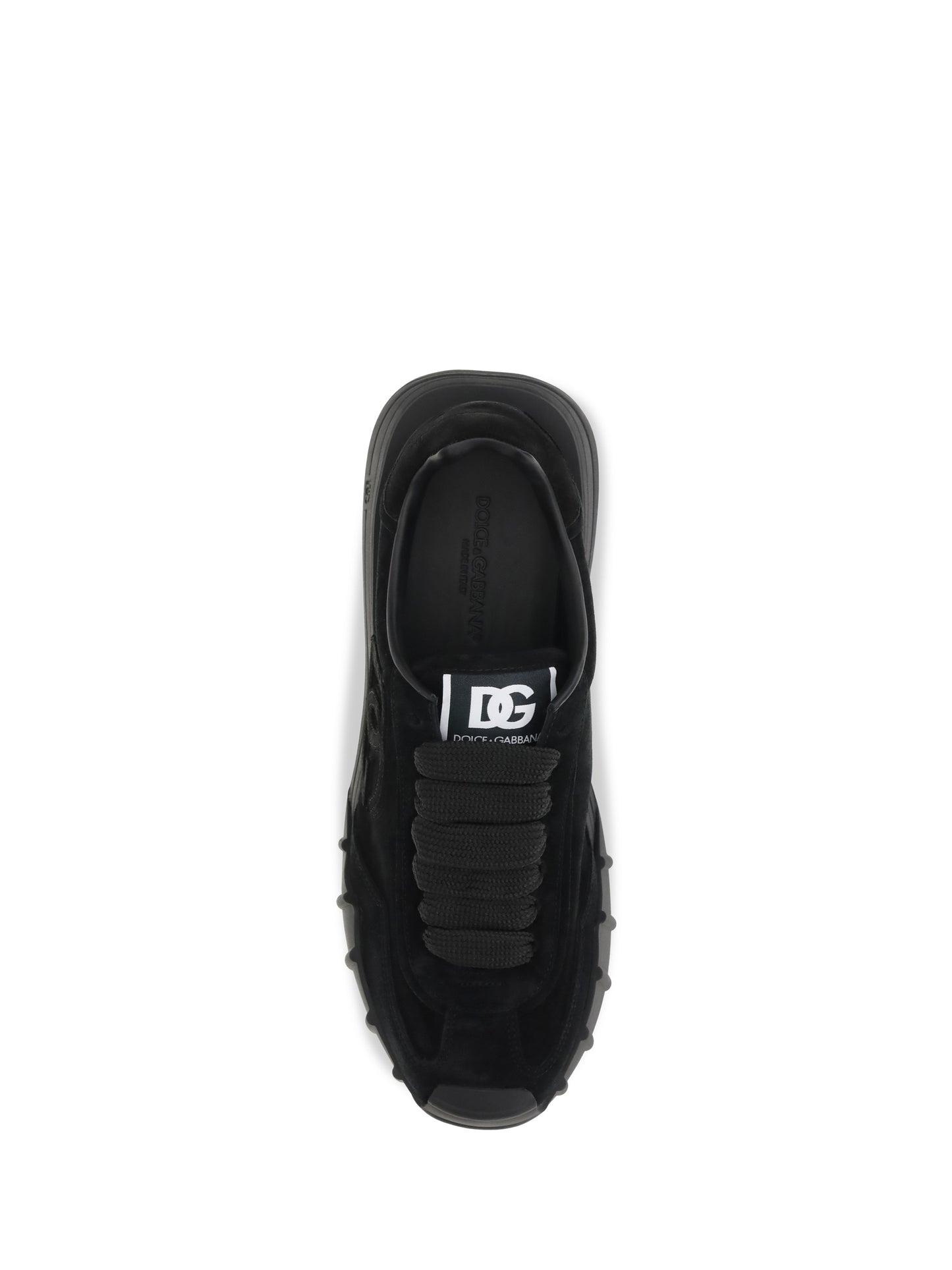 Dolce & Gabbana Men Dg Athletic Sneakers In Suede Leather DOLCE & GABBANA