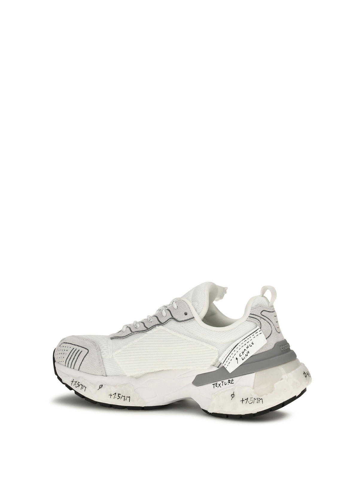 Dsquared2 Men Faster Sneakers With Patches DSQUARED2
