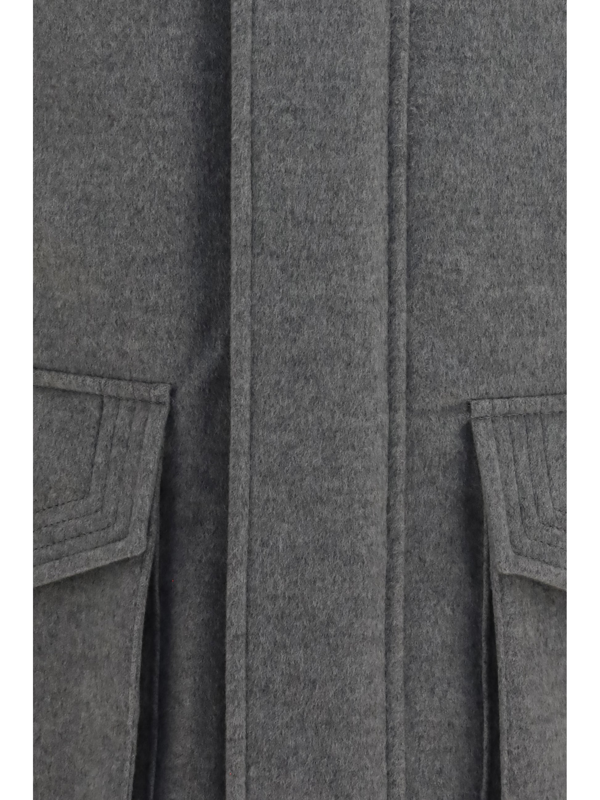 Brunello Cucinelli Men Cashmere Jacket With Zip And Buttons BRUNELLO CUCINELLI