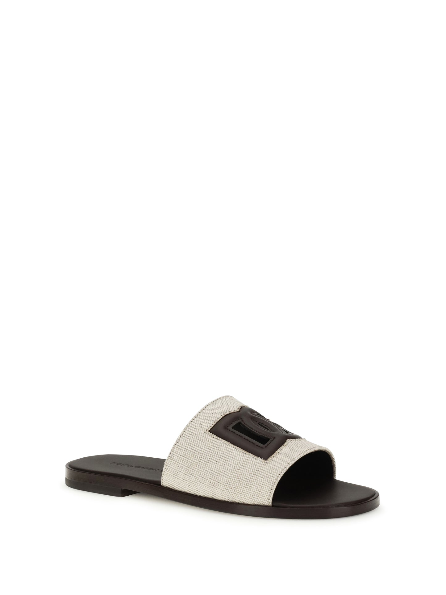 Dolce & Gabbana Men Canvas Slide Sandals DOLCE & GABBANA