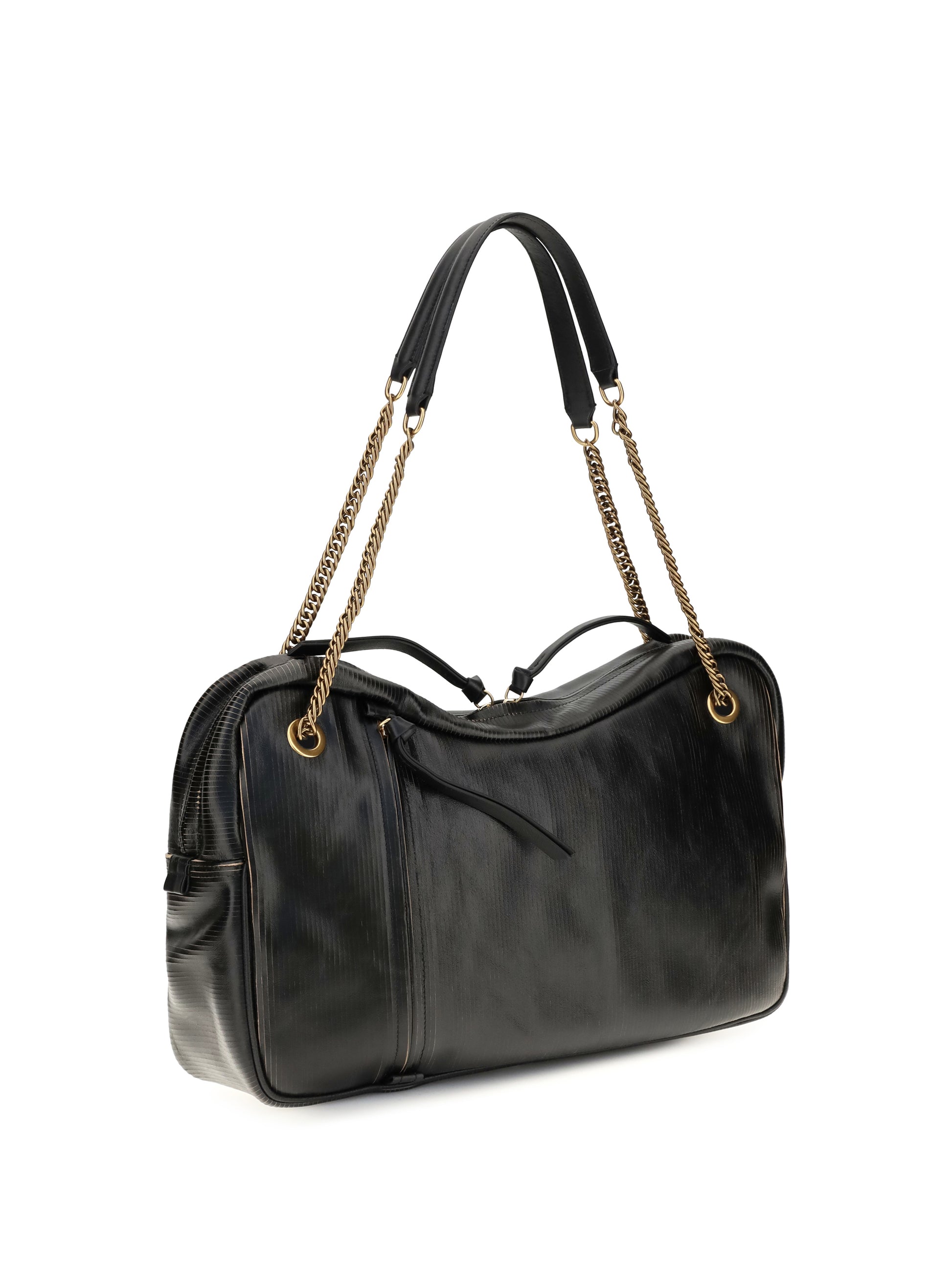 Vivienne Westwood Women Large Dolce Textured Leather Shoulder Bag VIVIENNE WESTWOOD