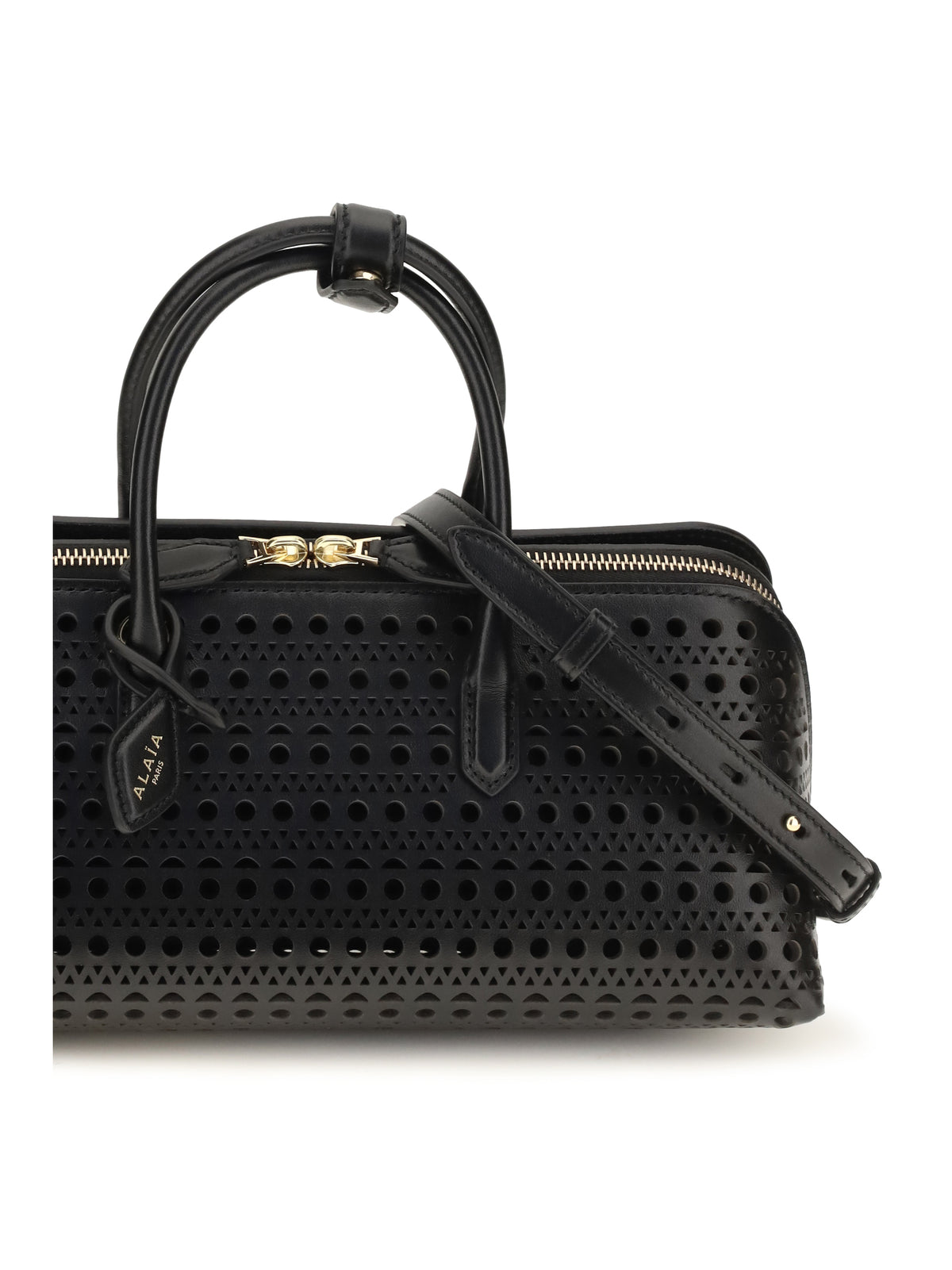 Alaïa Women Small Delta Nabuk Handbag ALAIA