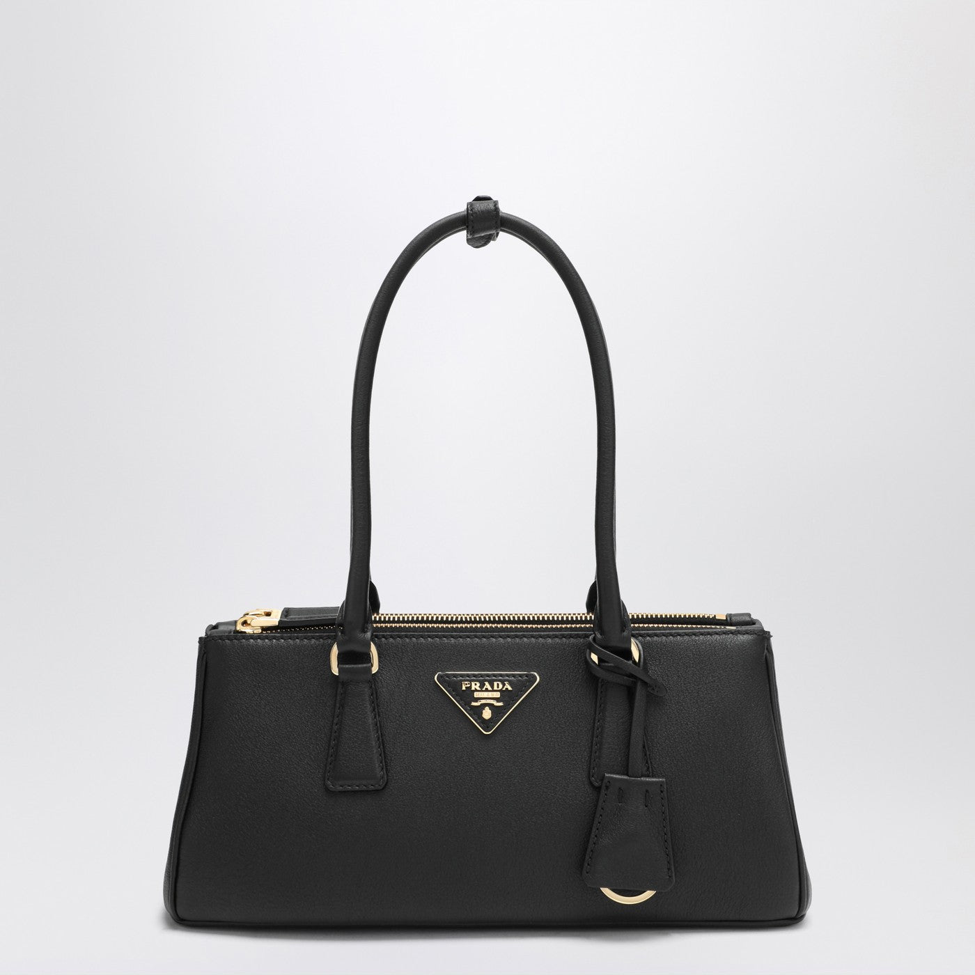 Prada Black Medium Leather Galleria Bag Women PRADA