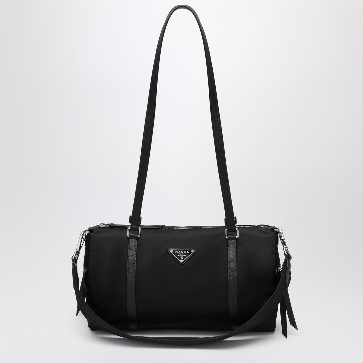 Prada Black Re-Nylon Shoulder Bag Women PRADA