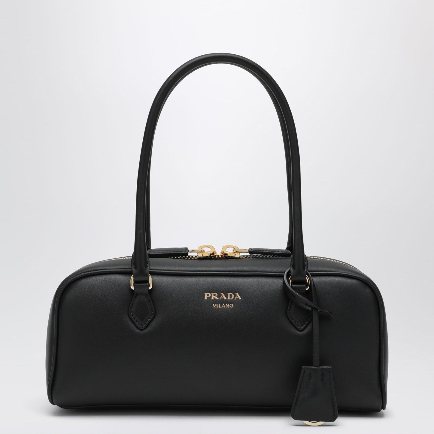 Prada Shoulder Bag In Black Leather Women PRADA