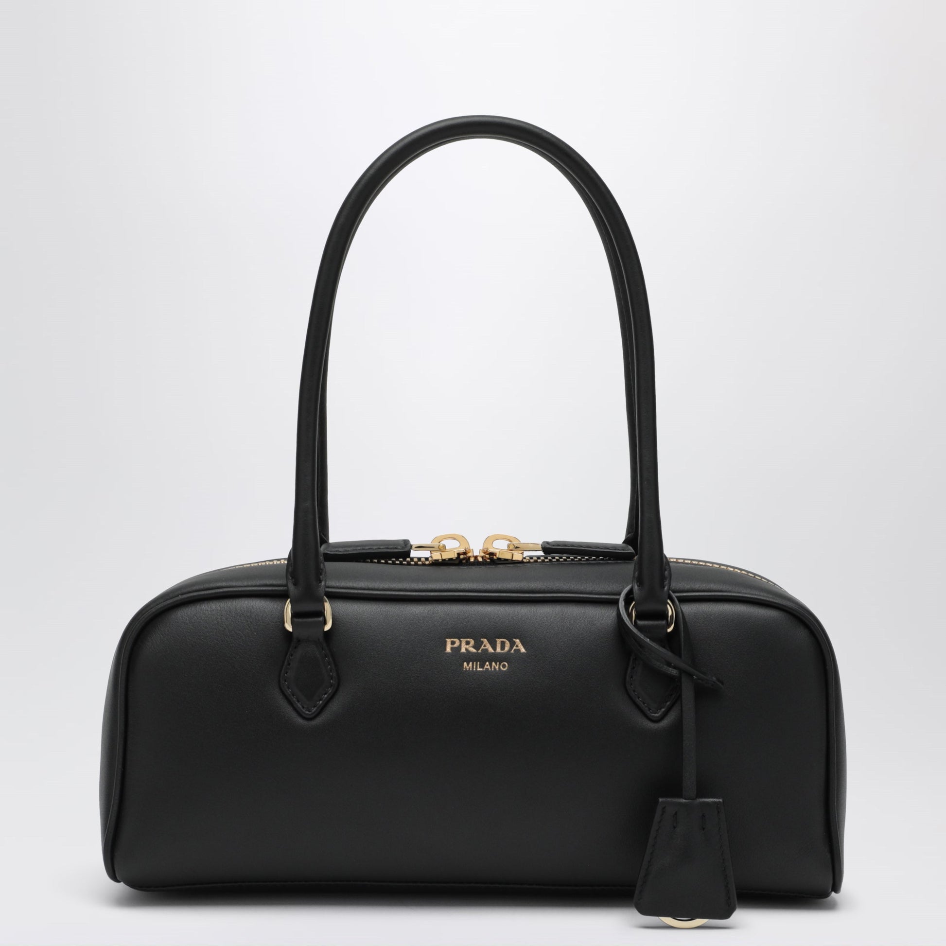Prada Shoulder Bag In Black Leather Women PRADA