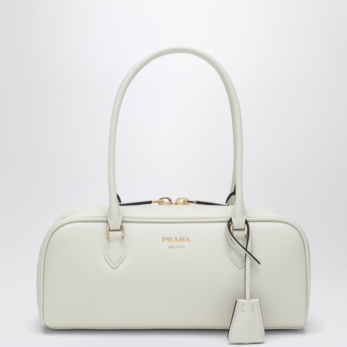 Prada Shoulder Bag In White Leather Women PRADA