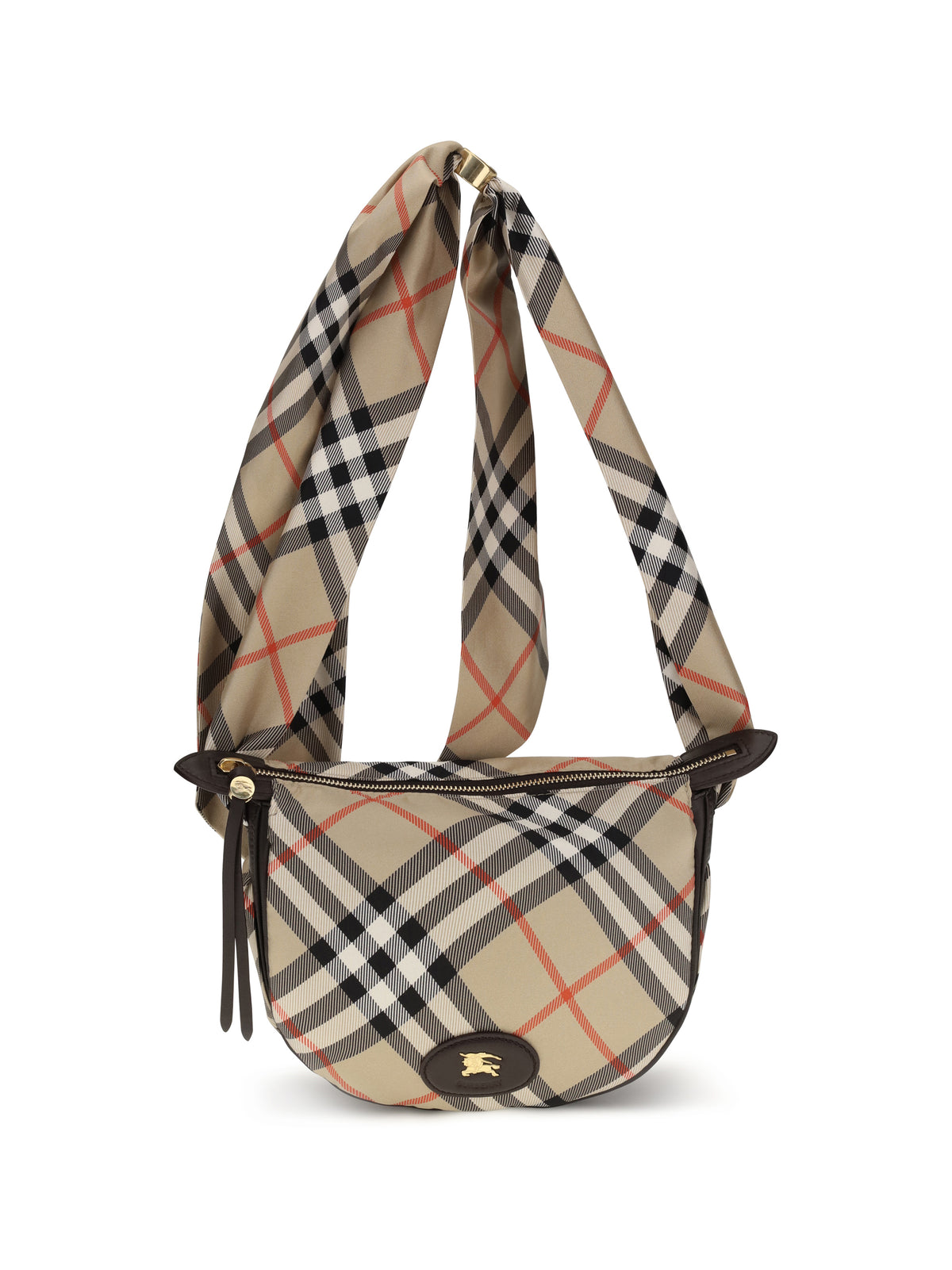 Burberry Women Ribbon Silk Twill Shoulder Bag